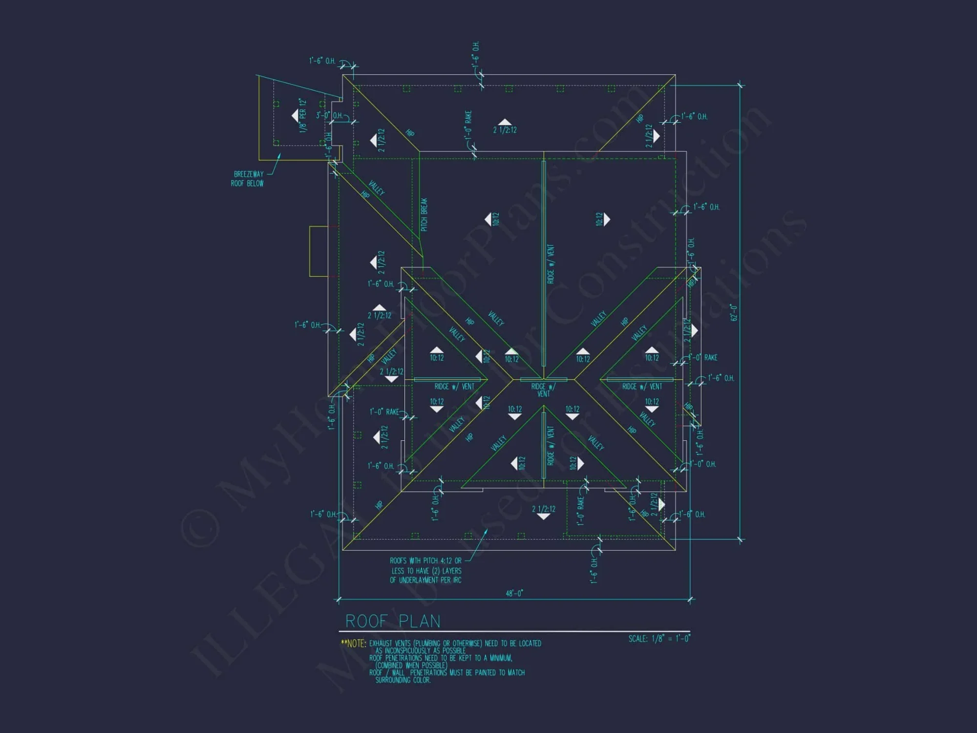 Coastal house Plan with 2 Floors, CAD Designs & Garage Space