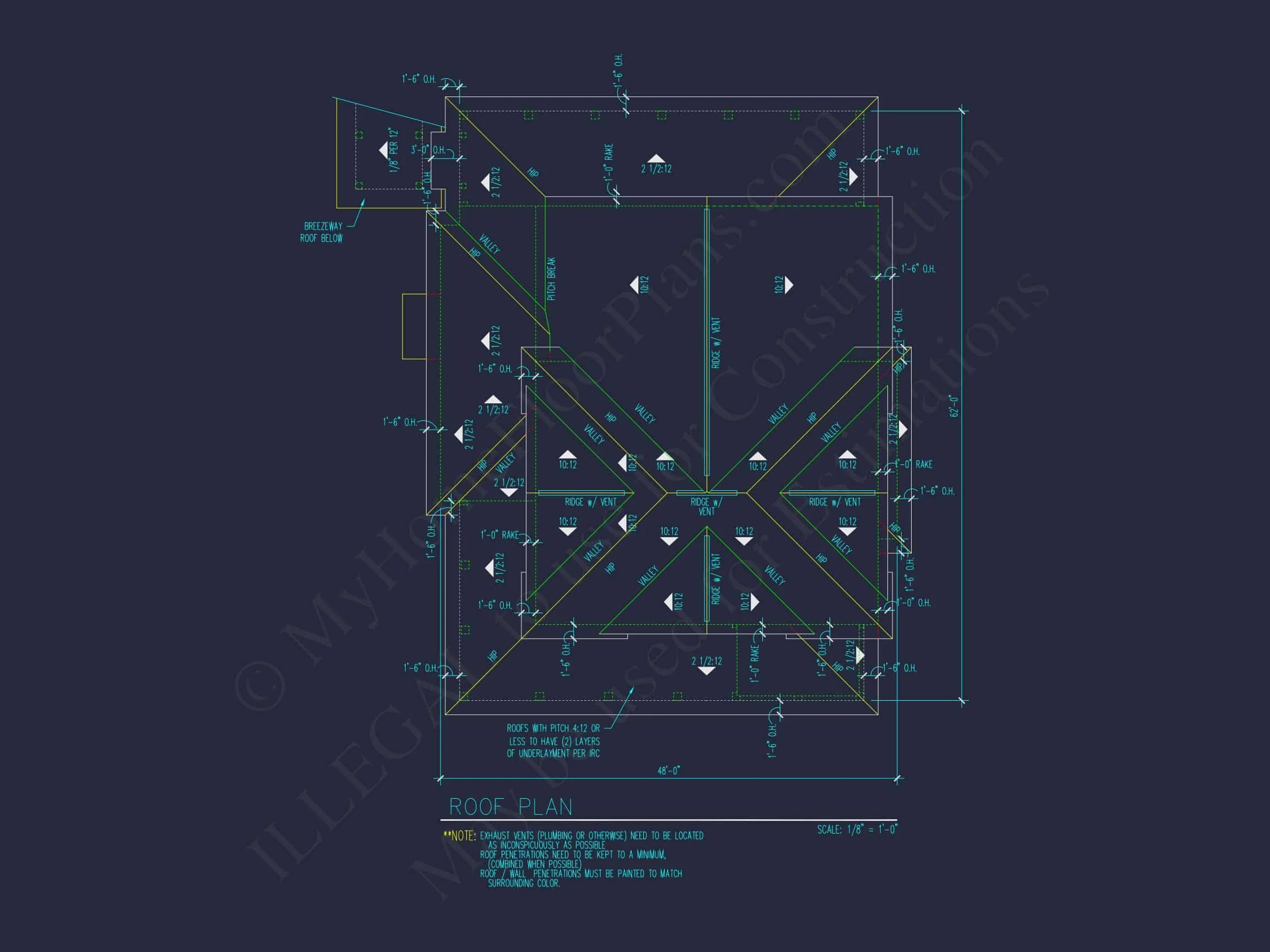 Coastal house Plan with 2 Floors, CAD Designs & Garage Space