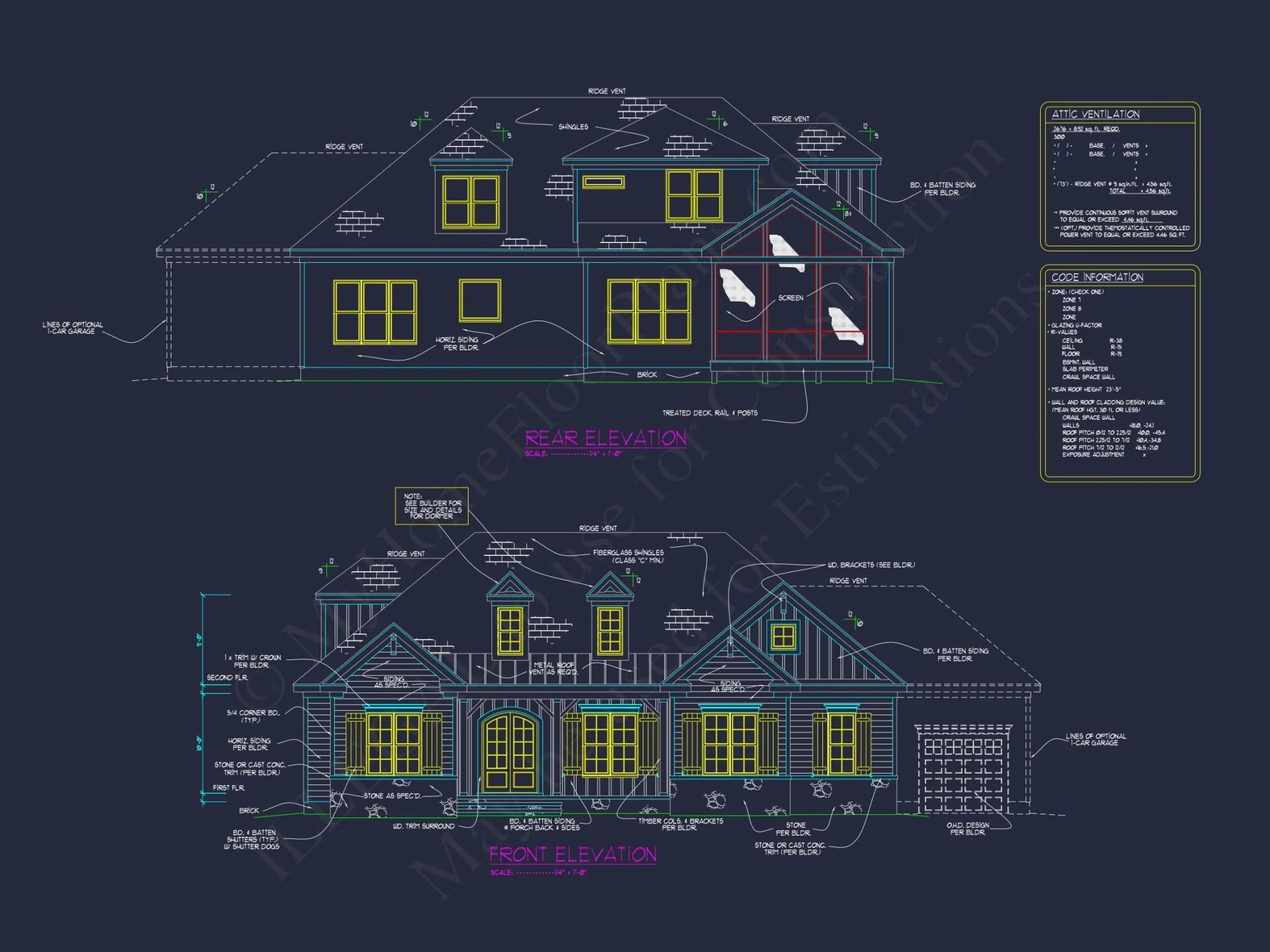 Modern Craftsman house Plan with Spacious Floor Plans and CAD Designs