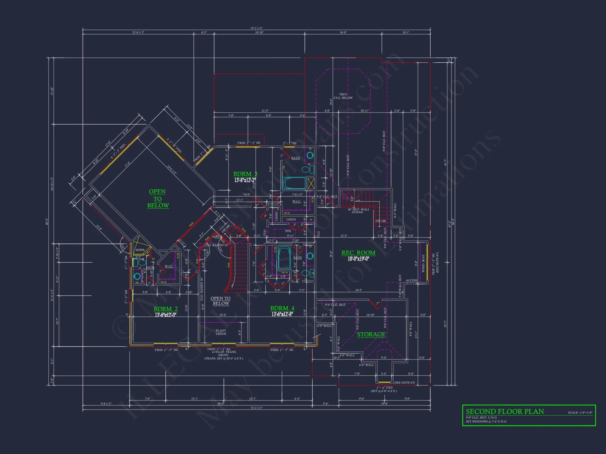 Elegant and Spacious house Plan with 4 Bedrooms and Open Designs