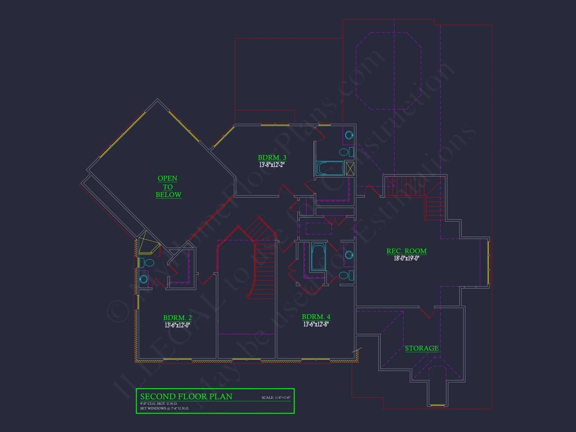 Elegant and Spacious house Plan with 4 Bedrooms and Open Designs