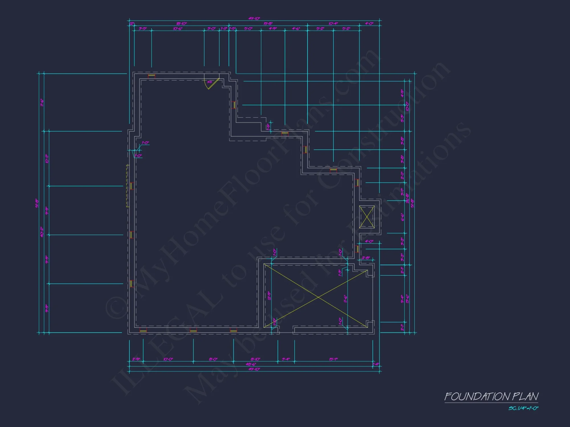 Colonial Revival house Plan