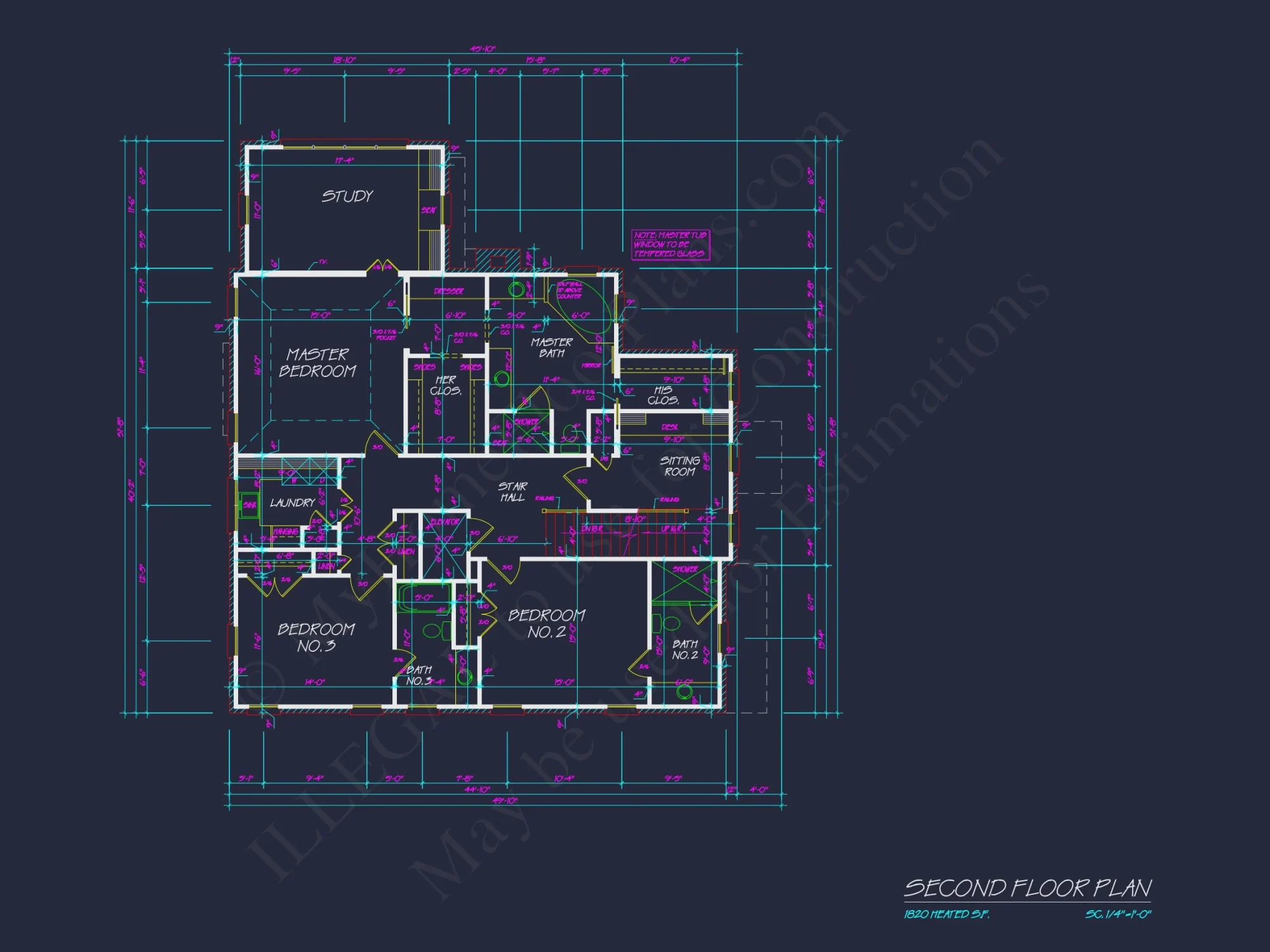 Colonial Revival house Plan
