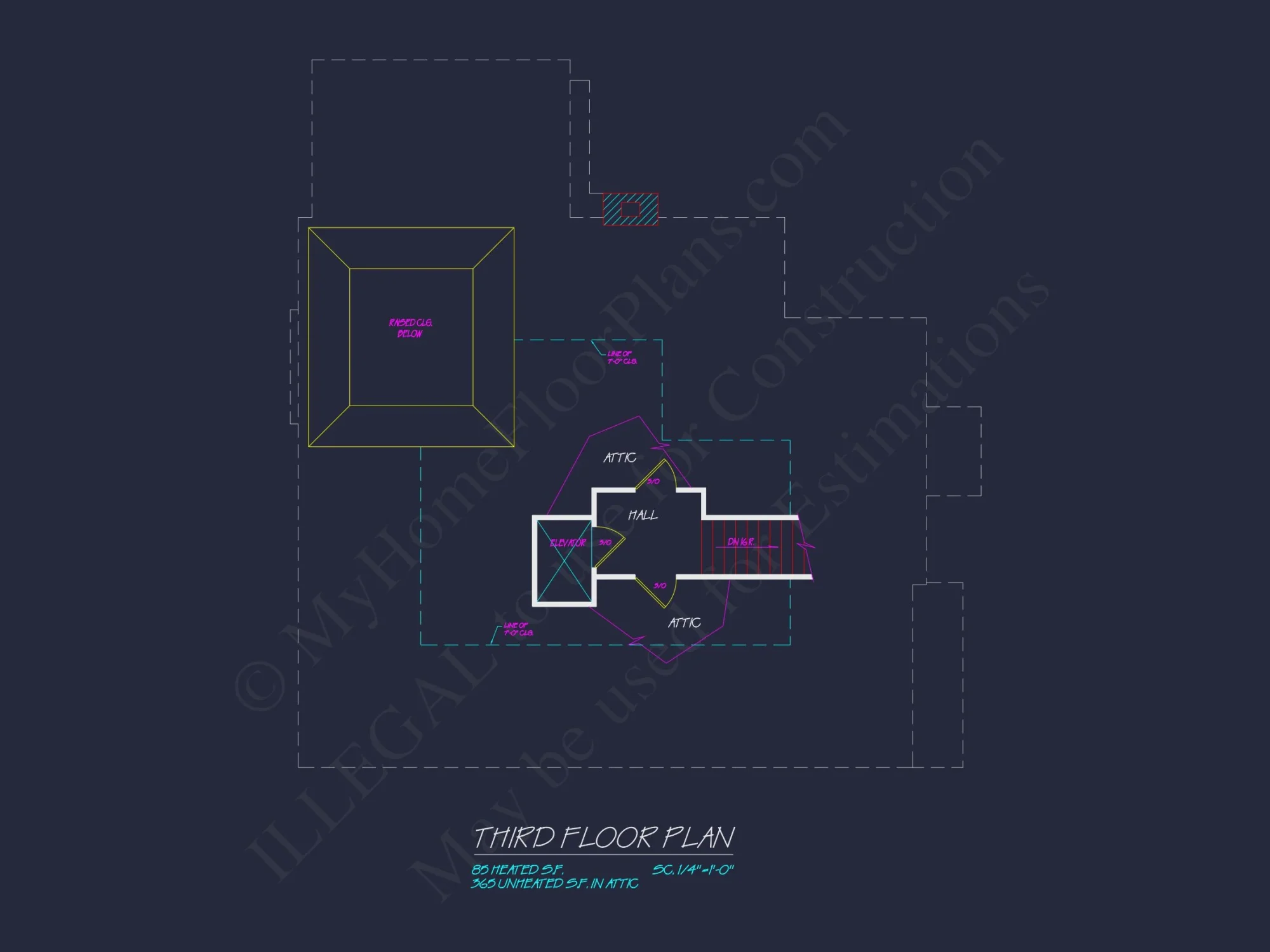 Colonial Revival house Plan