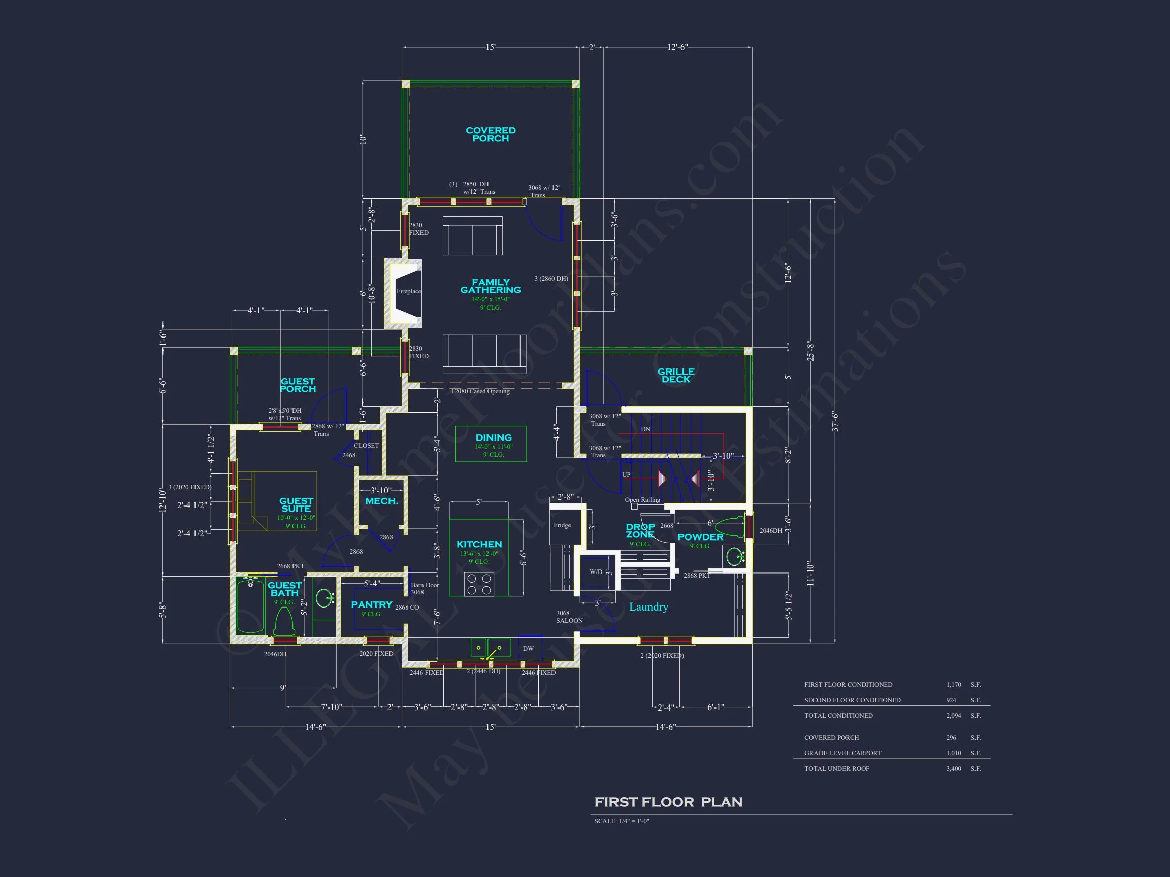 Modern Coastal house Plan with Stunning Open Floor Designs