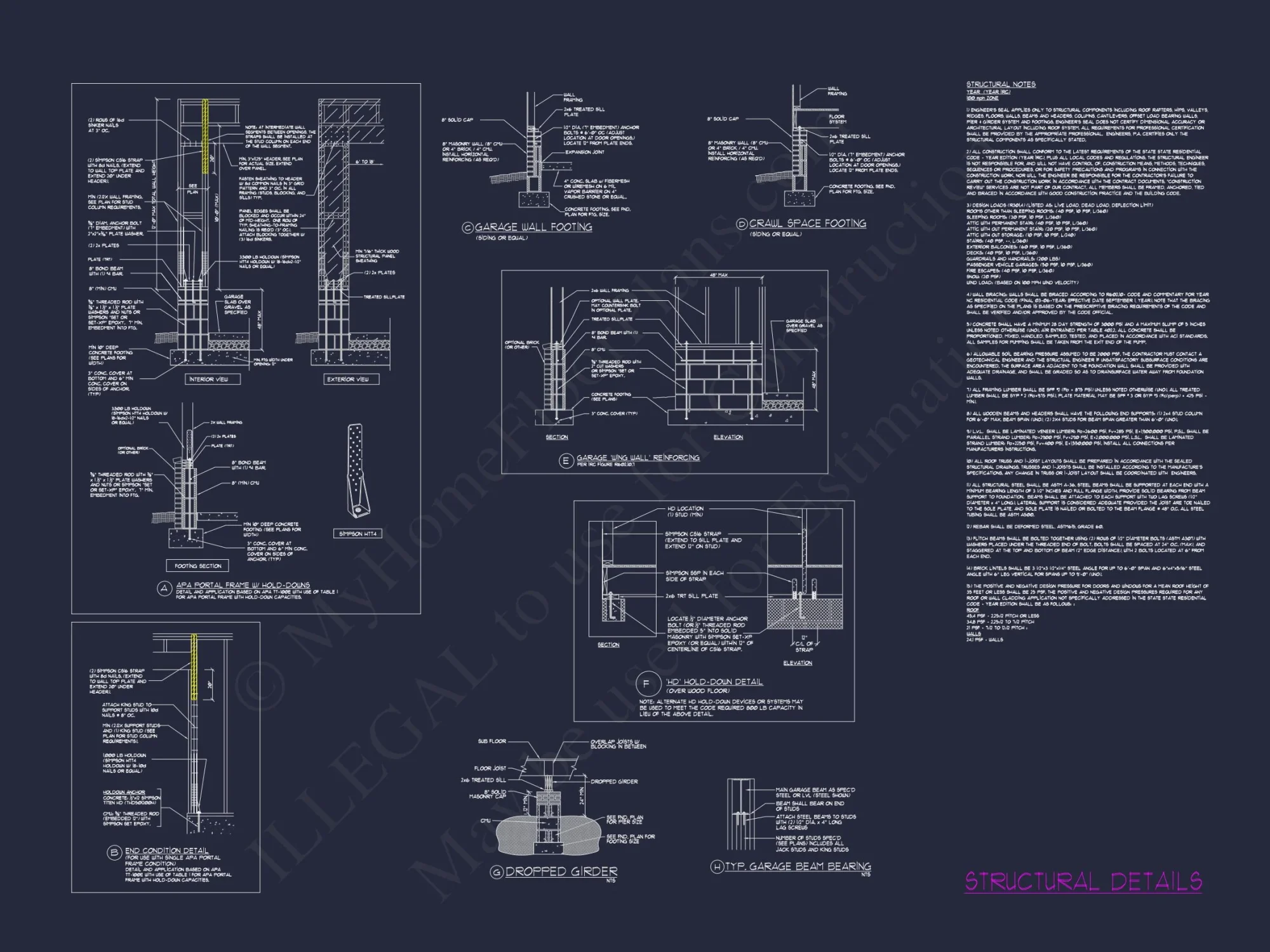 Stunning house Plan with Open Floor Design & CAD Blueprint