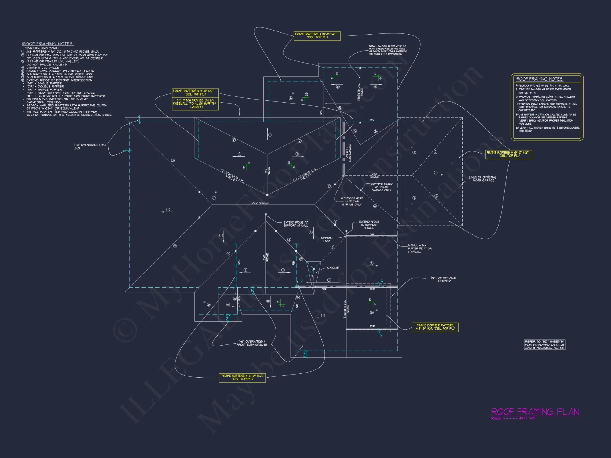 Stunning house Plan with Open Floor Design & CAD Blueprint
