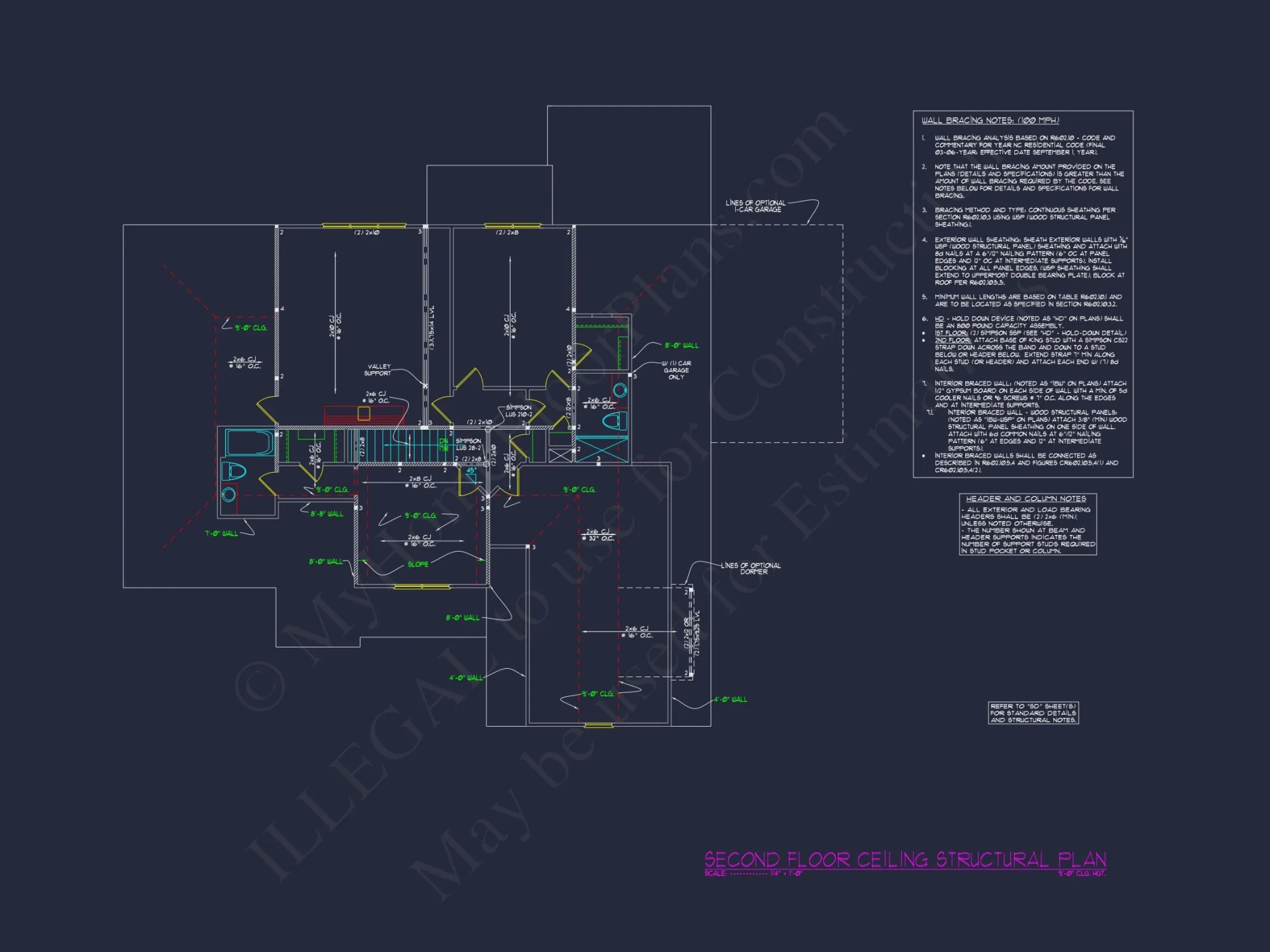 Stunning house Plan with Open Floor Design & CAD Blueprint