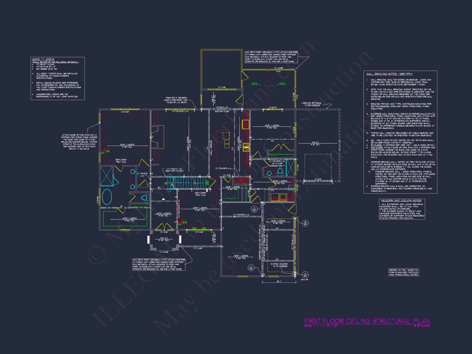 Stunning house Plan with Open Floor Design & CAD Blueprint