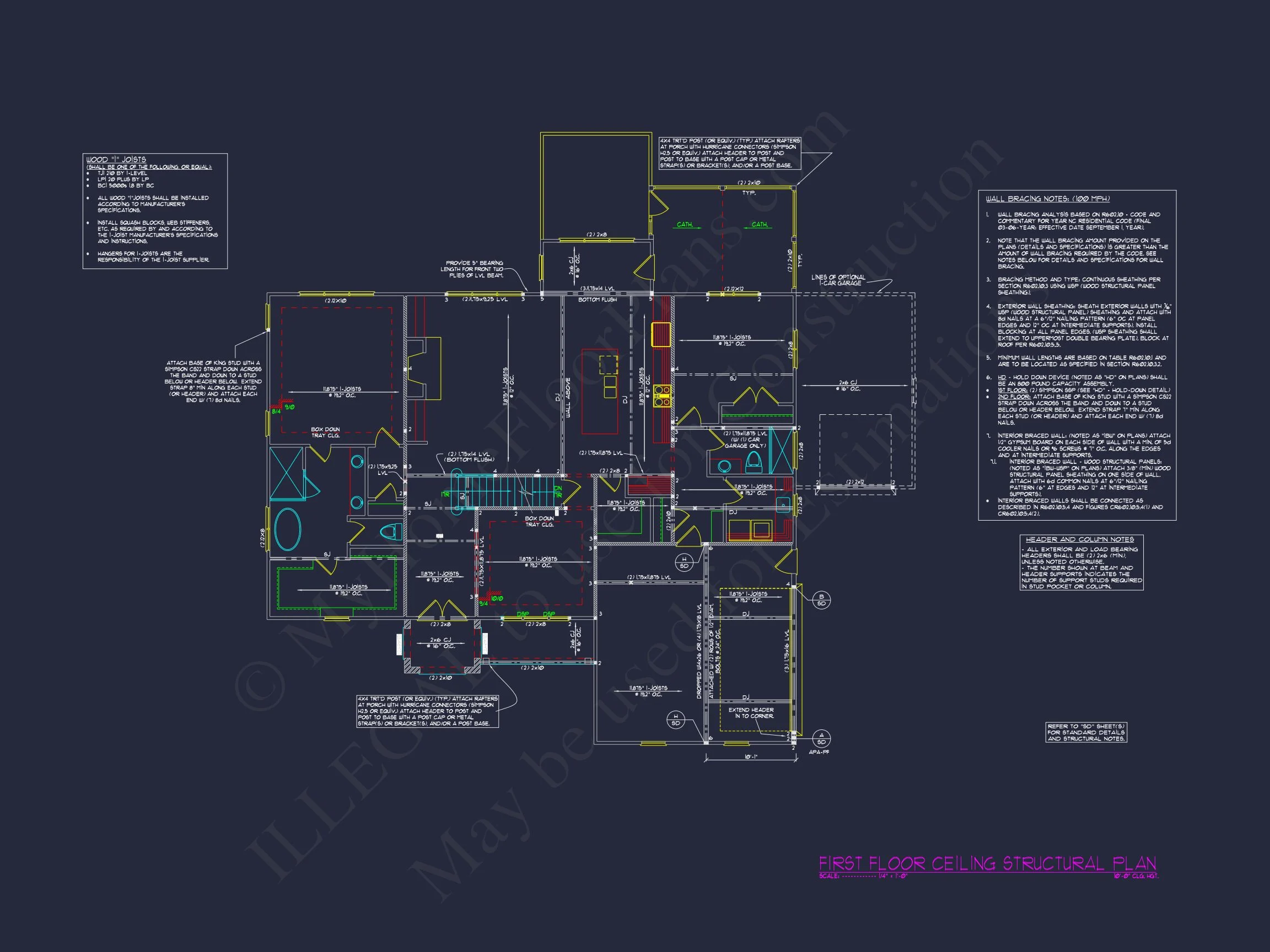 Stunning house Plan with Open Floor Design & CAD Blueprint