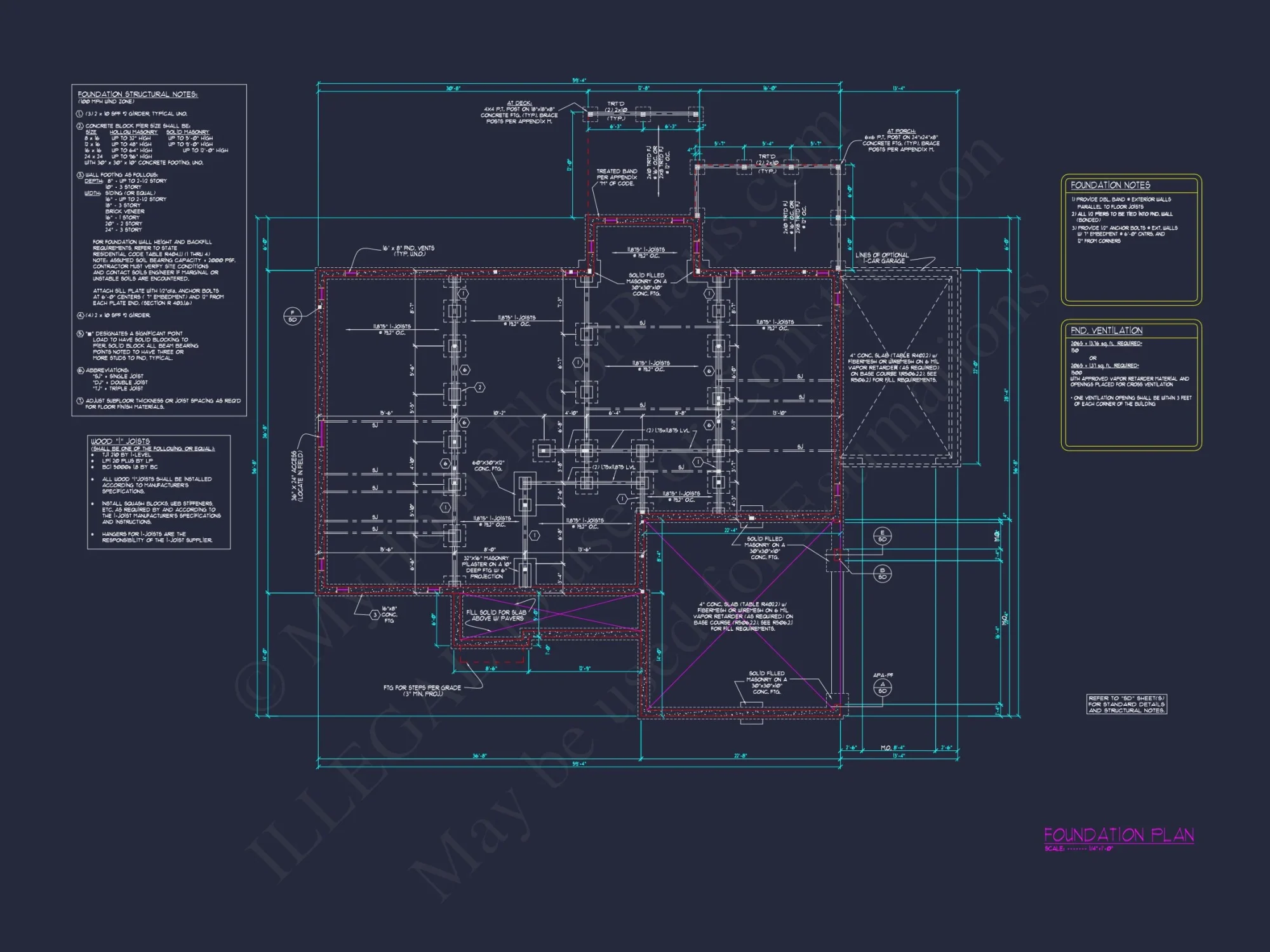 Stunning house Plan with Open Floor Design & CAD Blueprint
