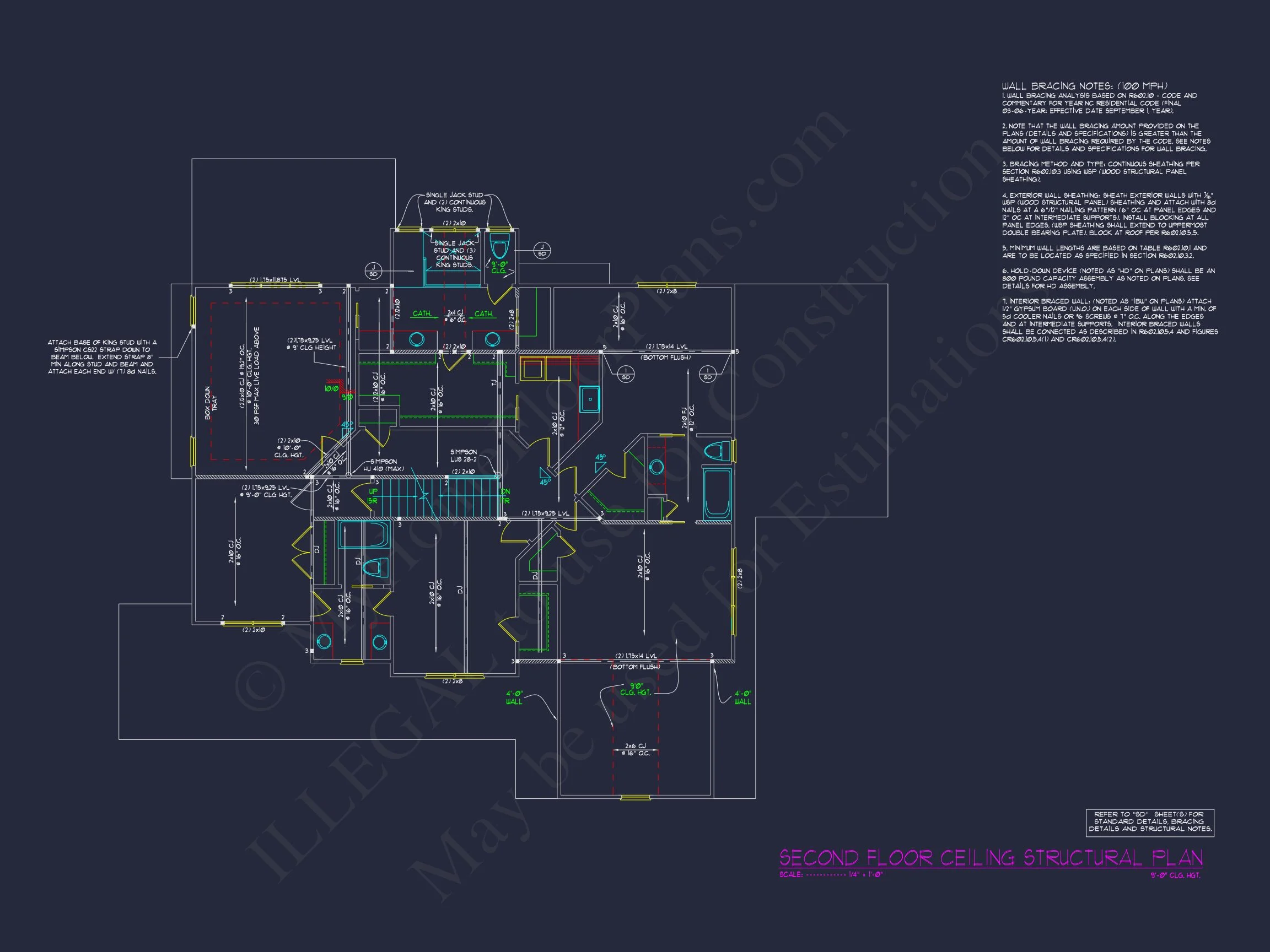 16-1481 HOUSE PLAN - Elegant 2.5 Story House Plan with Spacious CAD Designs 13 Elegant 2.5 Story house Plan with Spacious CAD Designs