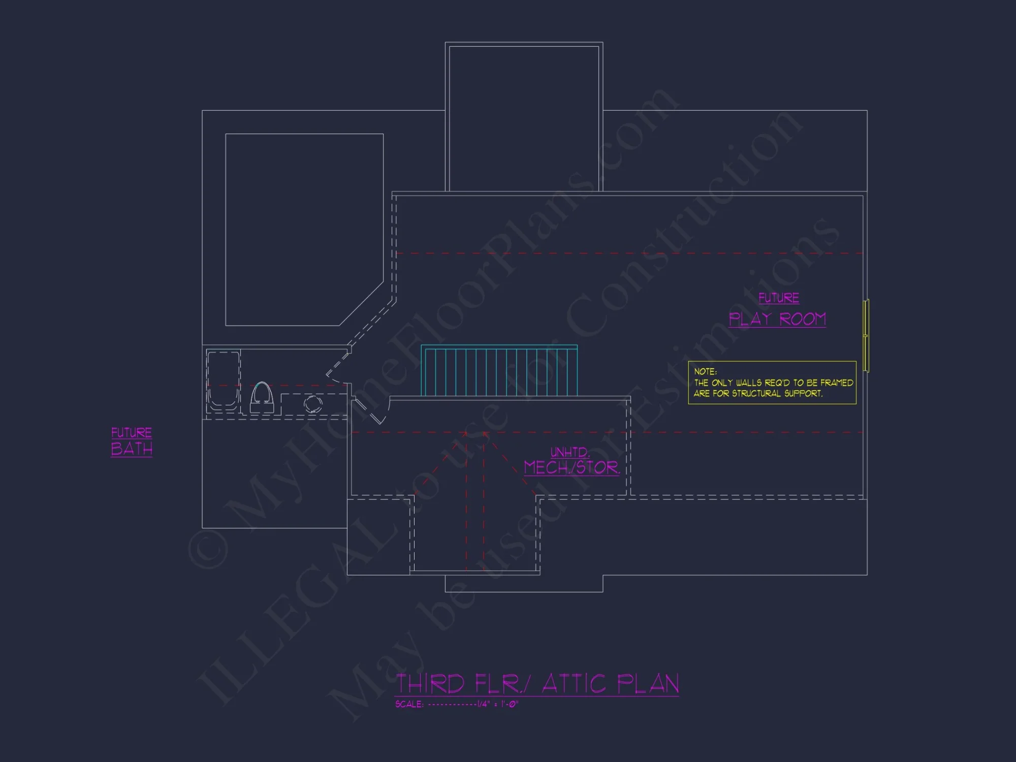 Elegant 2.5 Story house Plan with Spacious CAD Designs