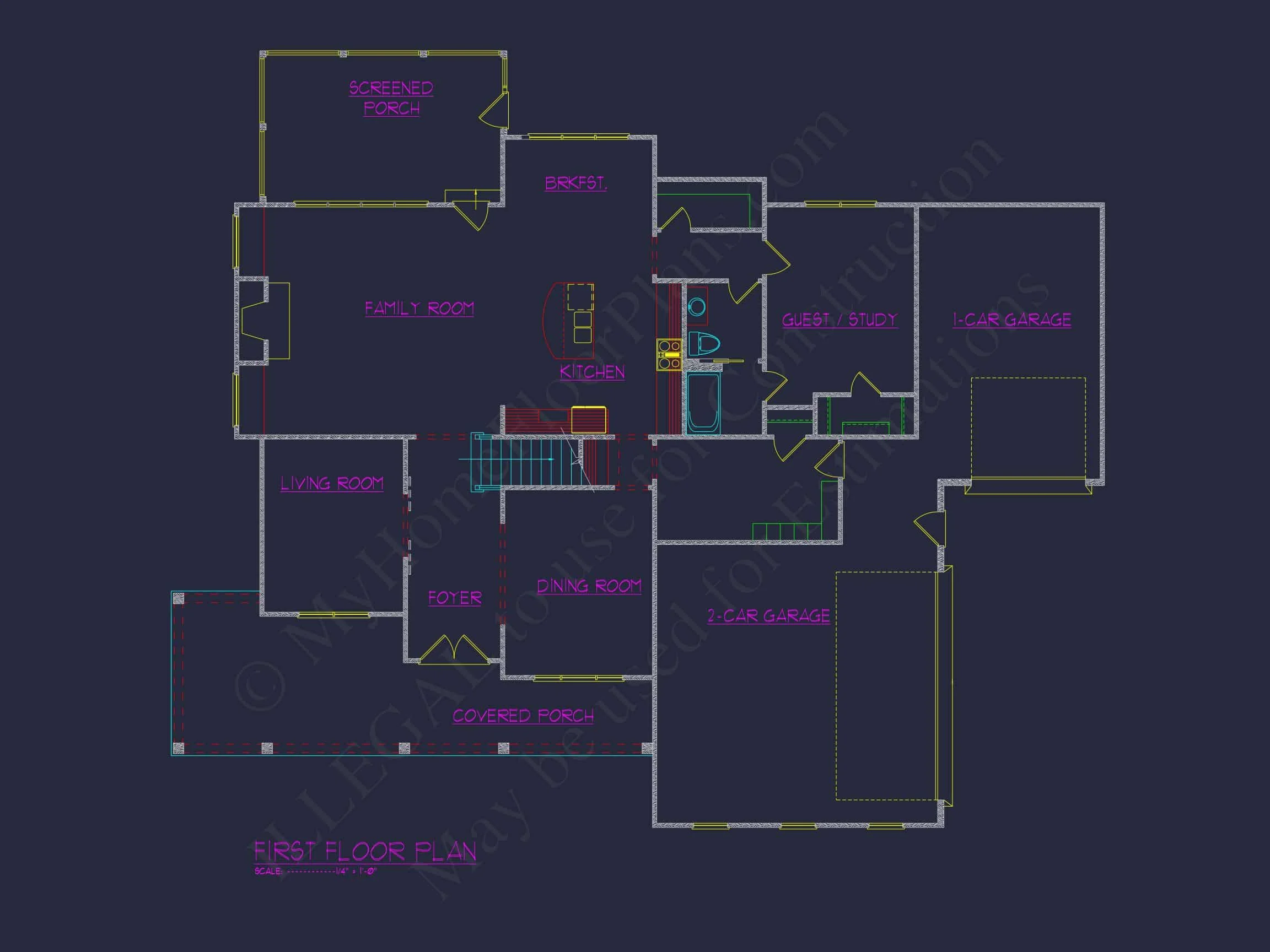 16-1481 HOUSE PLAN - Elegant 2.5 Story House Plan with Spacious CAD Designs 5 Elegant 2.5 Story house Plan with Spacious CAD Designs
