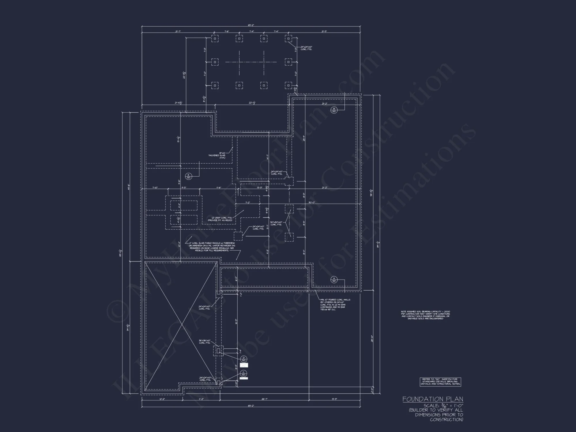 Architectural house Floor Plan with CAD Designs and Blueprint