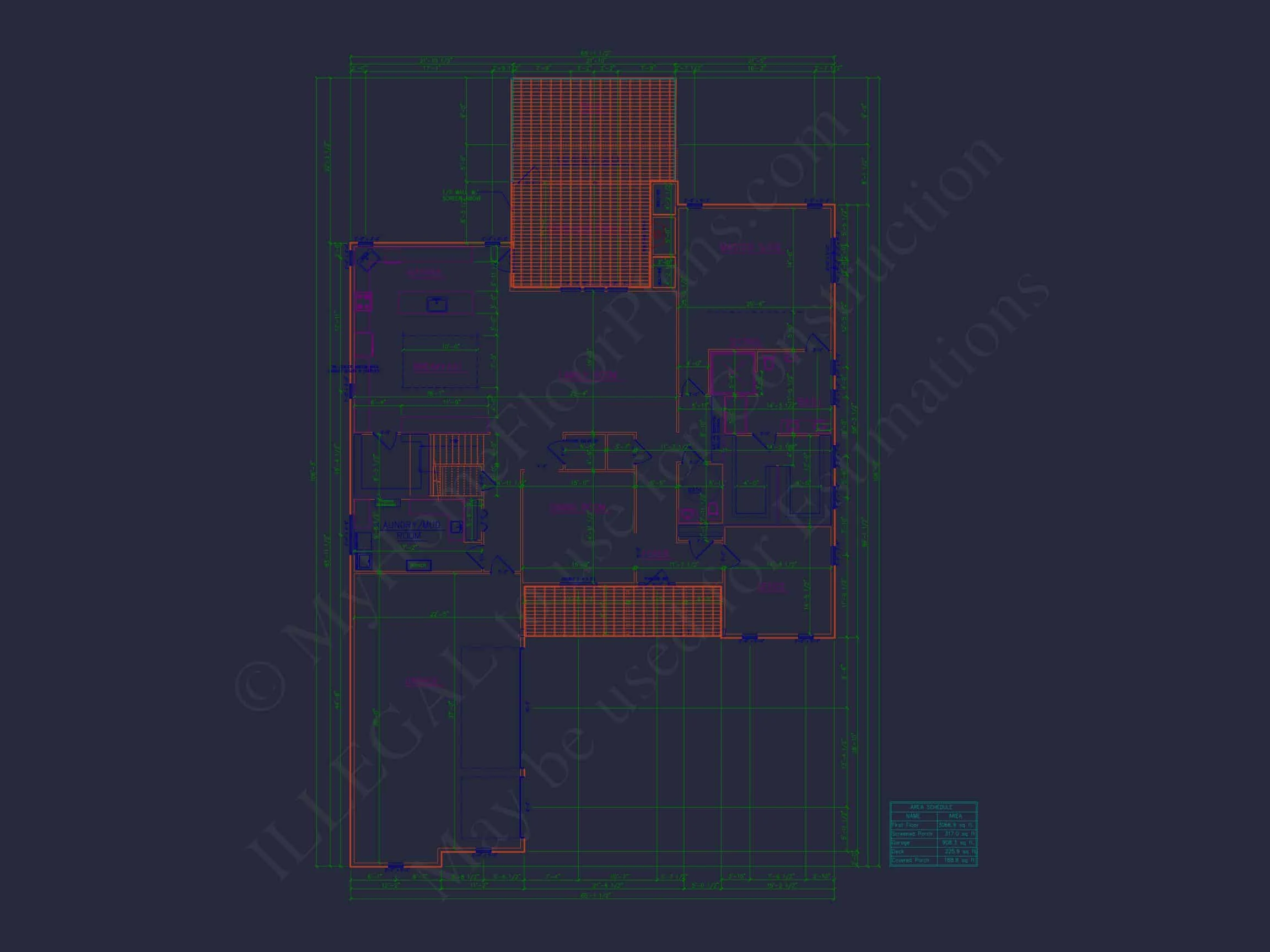 16-1480 HOUSE PLAN - Architectural House Floor Plan with CAD Designs and Blueprint 8 Architectural house Floor Plan with CAD Designs and Blueprint