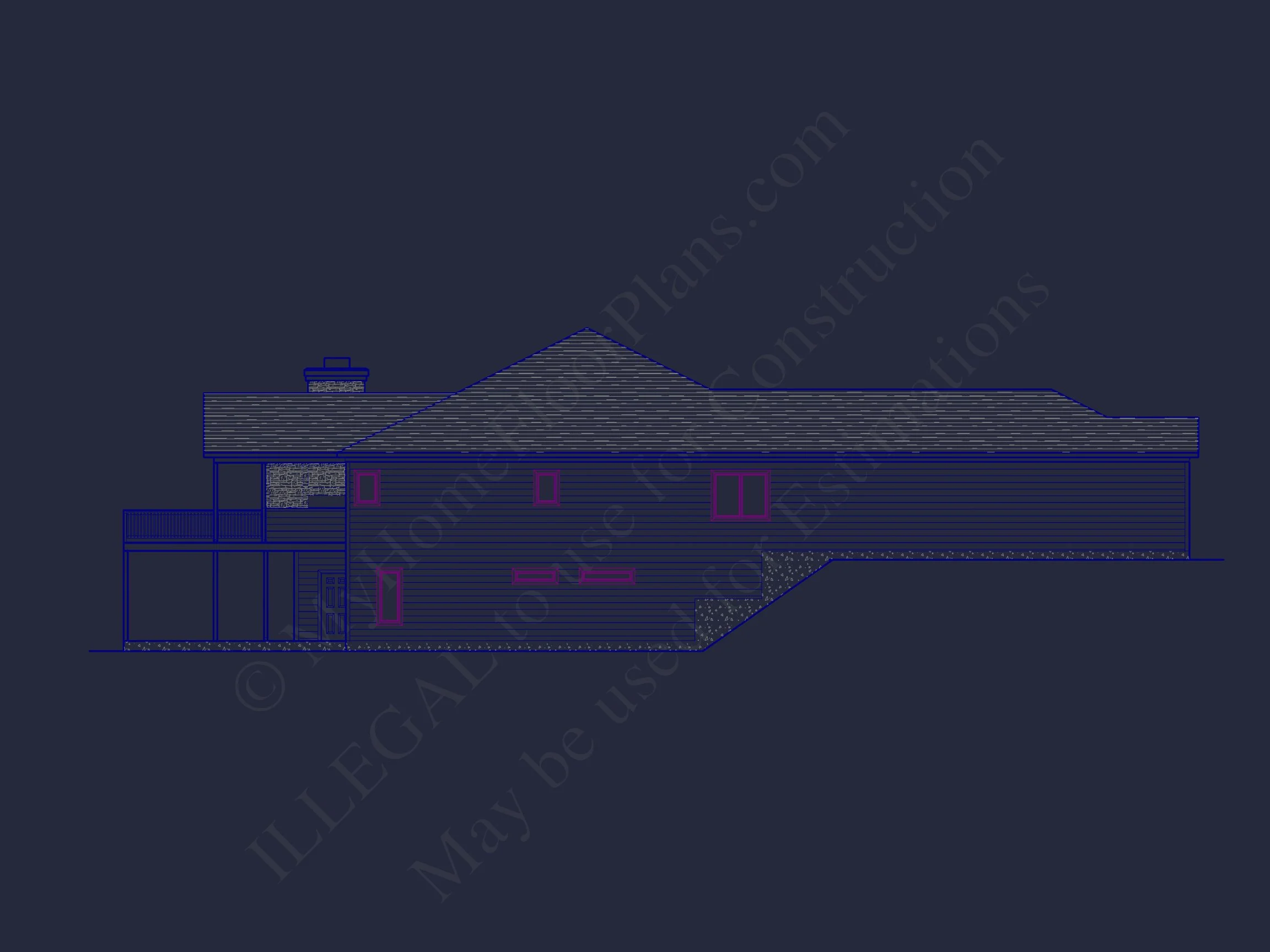 16-1480 HOUSE PLAN - Architectural House Floor Plan with CAD Designs and Blueprint 6 Architectural house Floor Plan with CAD Designs and Blueprint