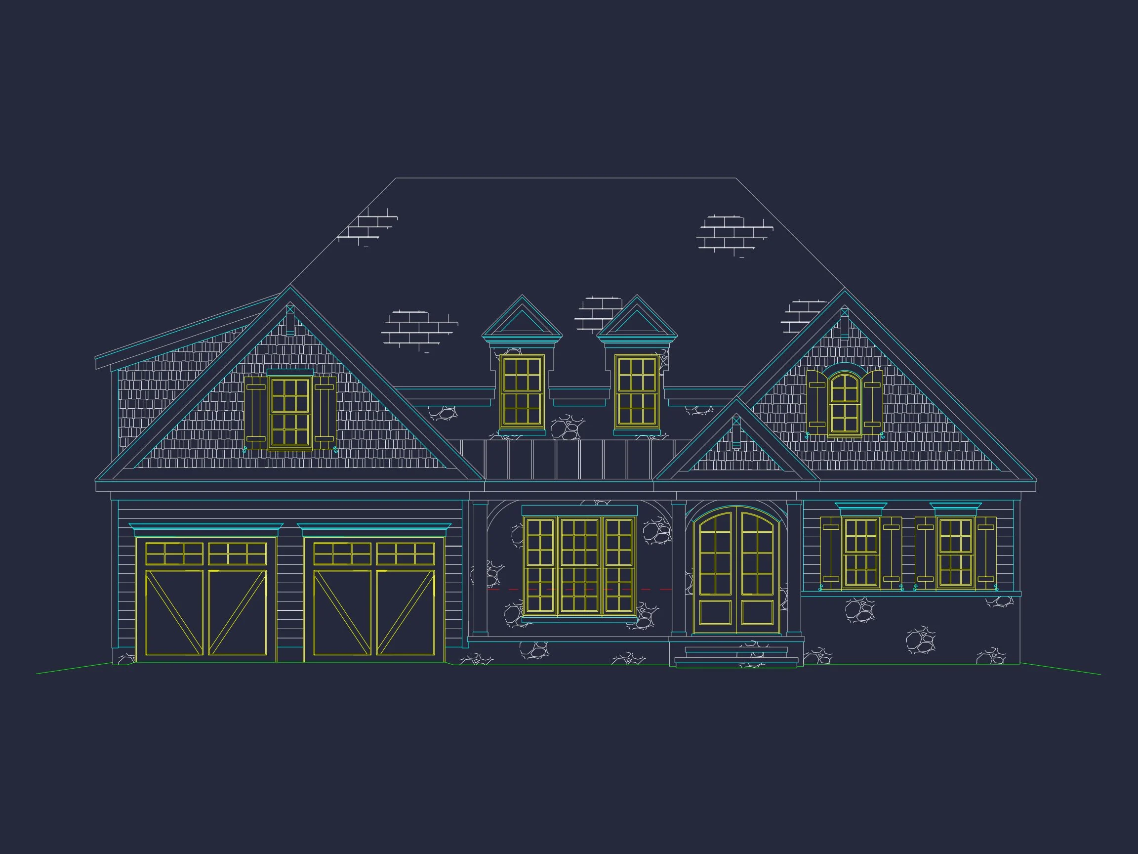 Craftsman-Style house Plan with Spacious Layout and CAD Designs