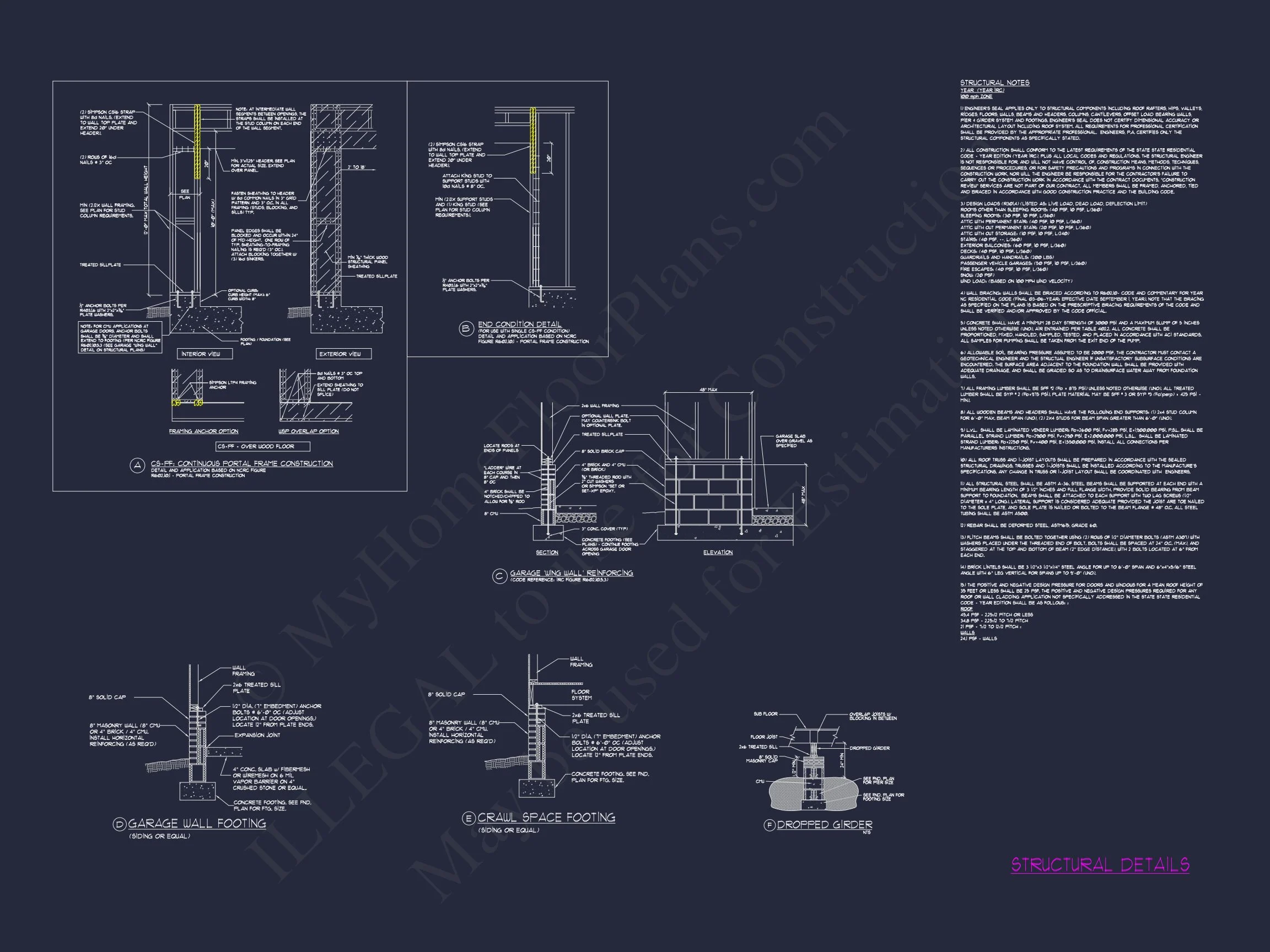 16-1440 HOUSE PLAN - Craftsman House Plan with Spacious Floor Designs & CAD Files 11 Craftsman house Plan with Spacious Floor Designs & CAD Files
