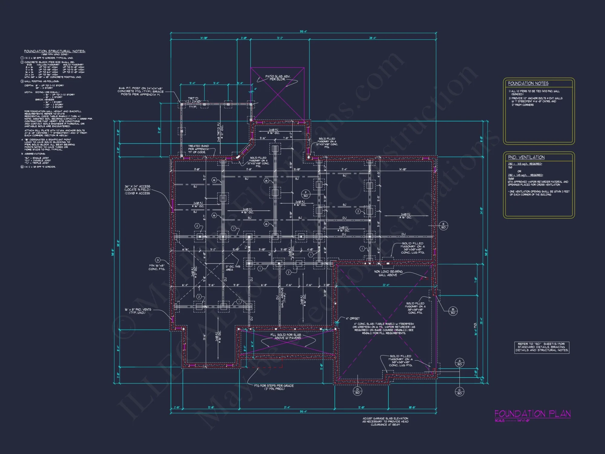 Craftsman house Plan with Spacious Floor Designs & CAD Files