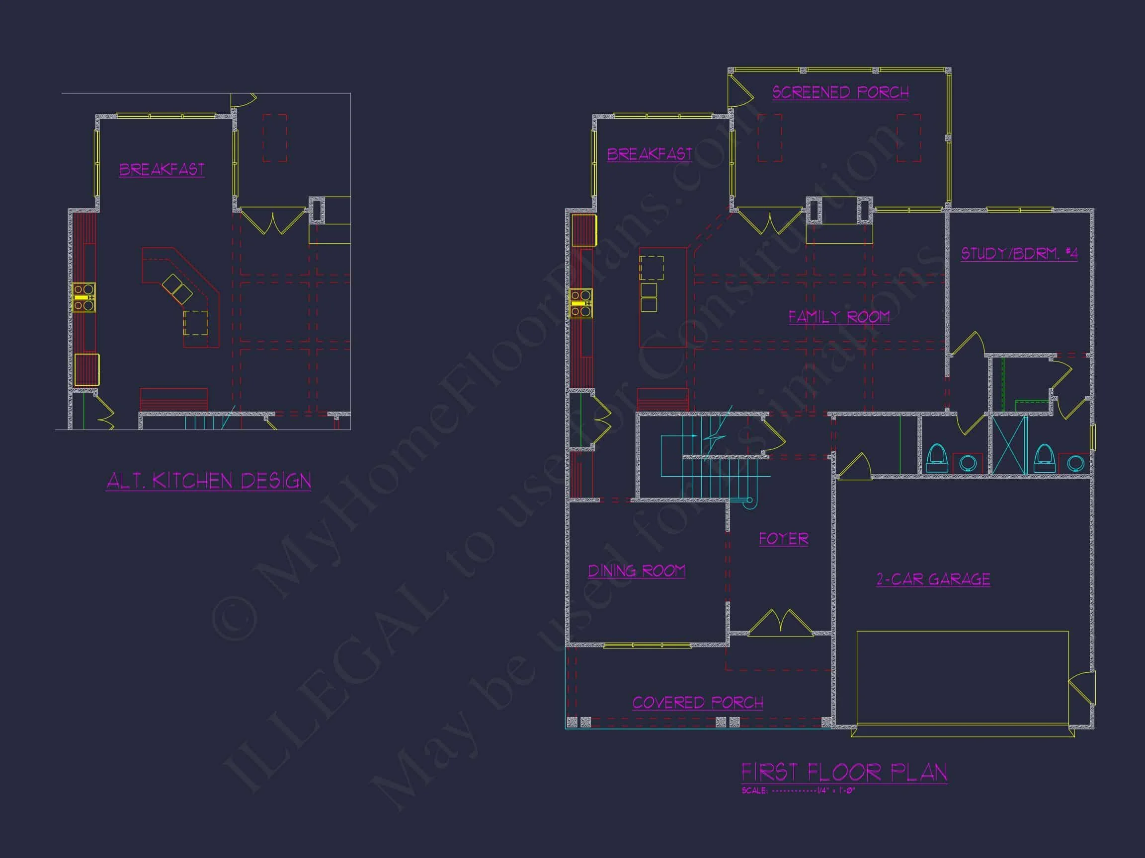 Elegant house Plan With Spacious Design