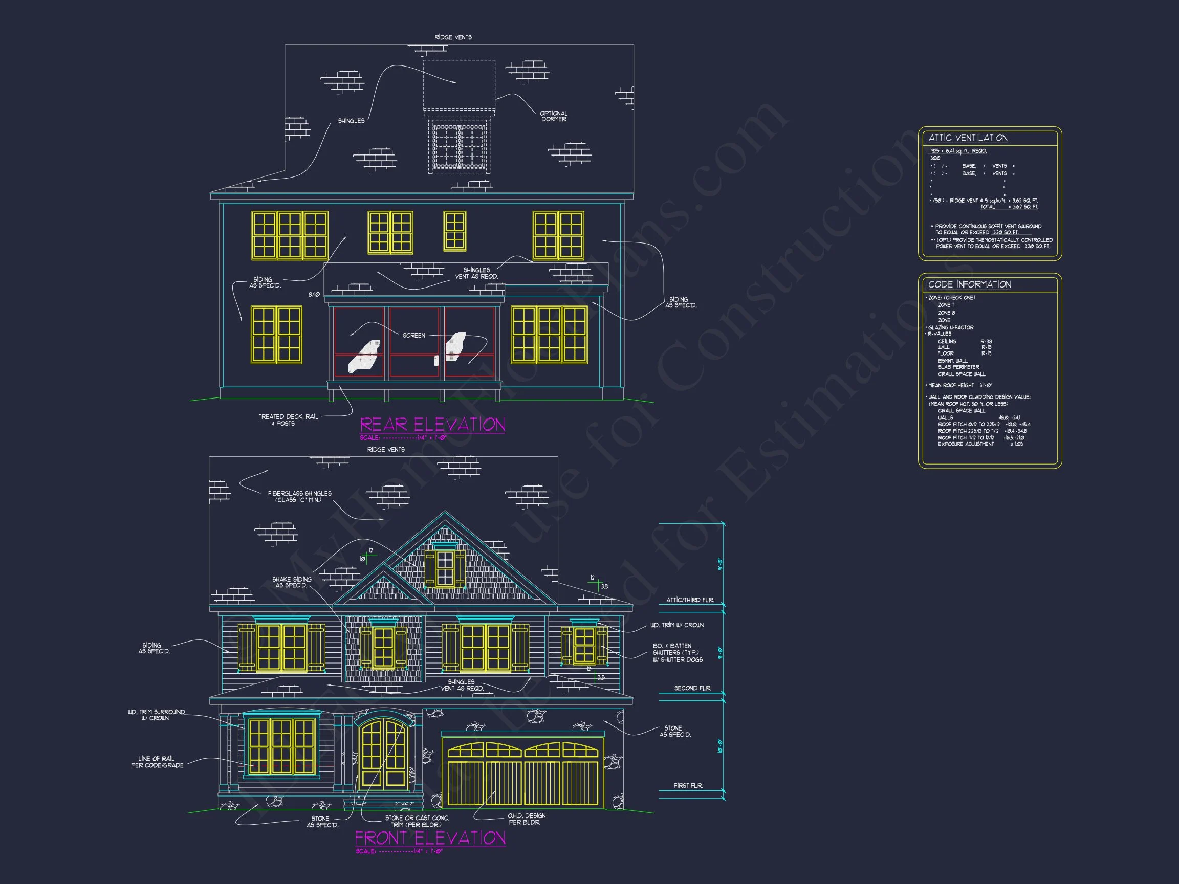 Elegant house Plan With Spacious Design