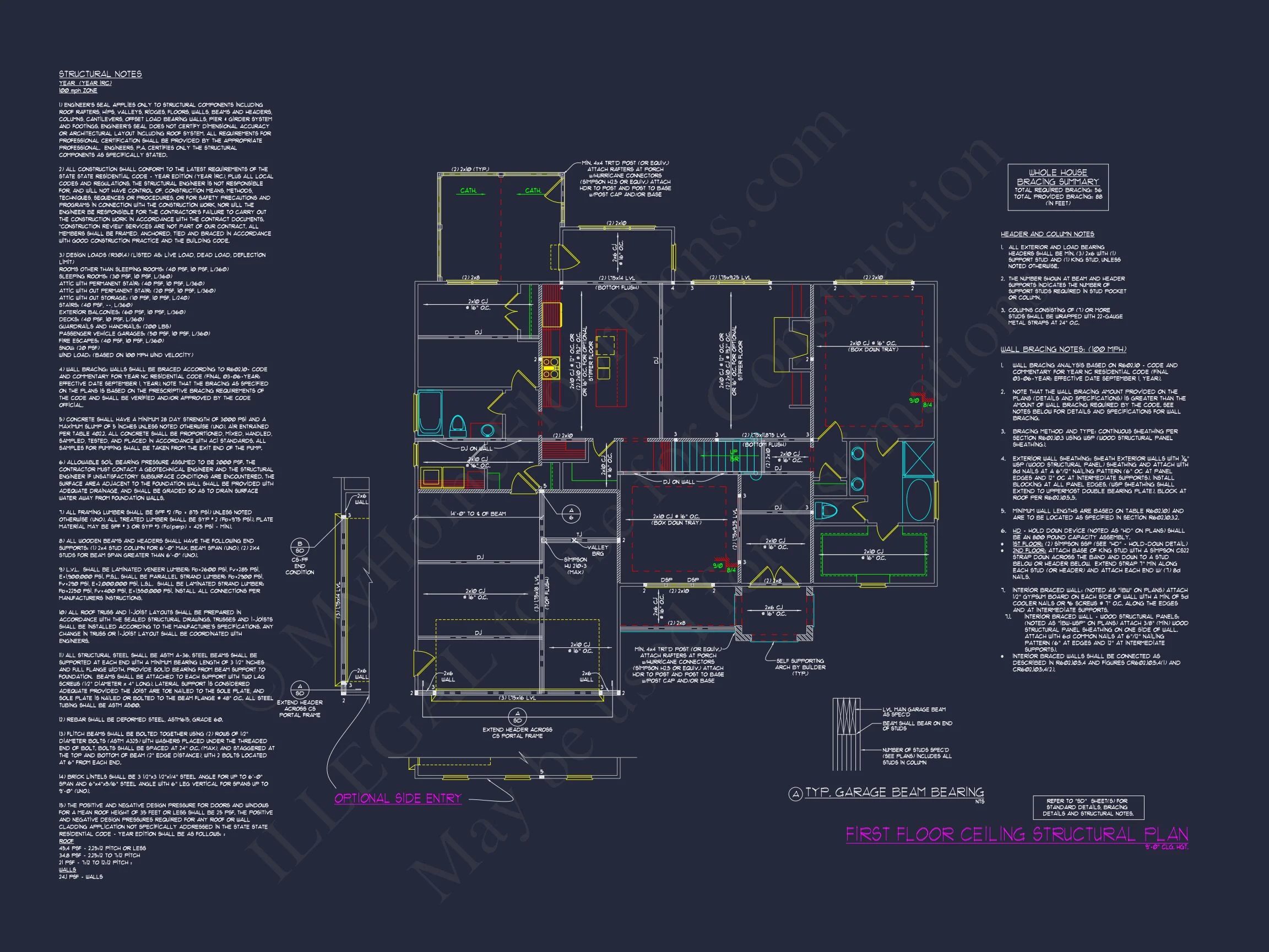 16-1397 HOUSE PLAN - Modern Craftsman House Plan with 2 Floors and 4 Bedrooms 9 Modern Craftsman house Plan with 2 Floors and 4 Bedrooms