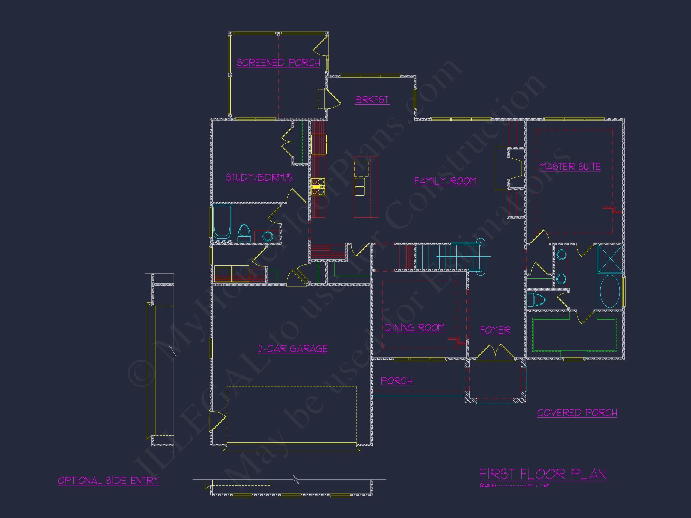 16-1397 HOUSE PLAN - Modern Craftsman House Plan with 2 Floors and 4 Bedrooms 4 Modern Craftsman house Plan with 2 Floors and 4 Bedrooms