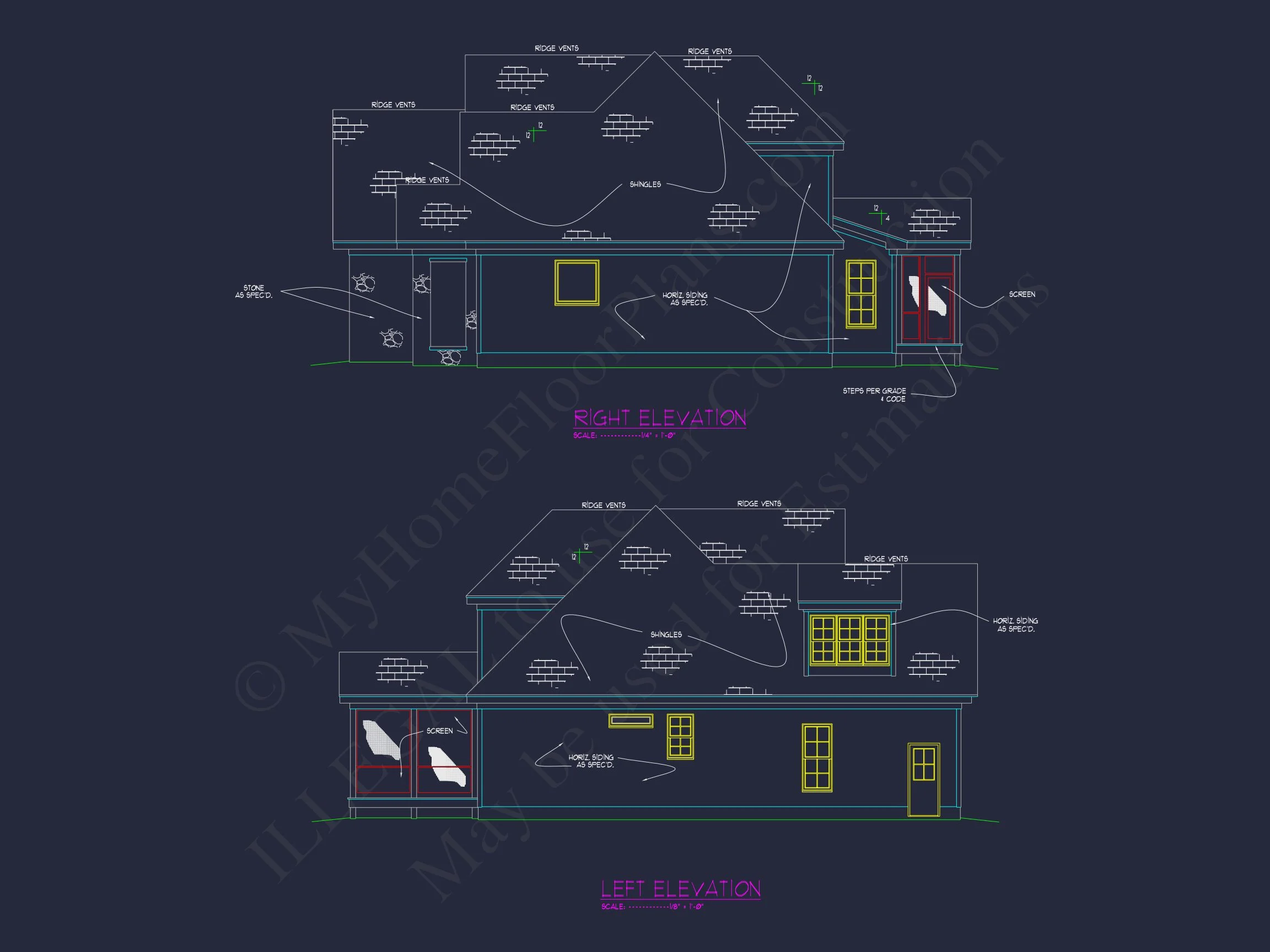 16-1397 HOUSE PLAN - Modern Craftsman House Plan with 2 Floors and 4 Bedrooms 3 Modern Craftsman house Plan with 2 Floors and 4 Bedrooms