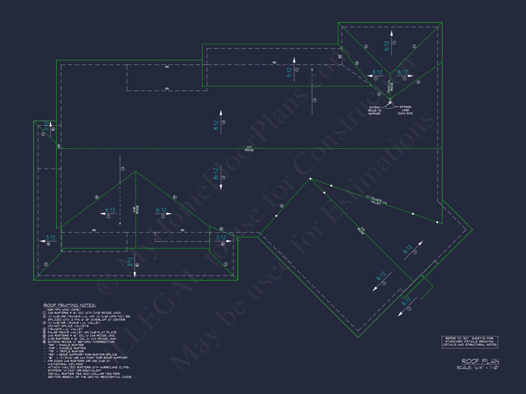 Spacious house Plan with Angled Garage and Modern Blueprint