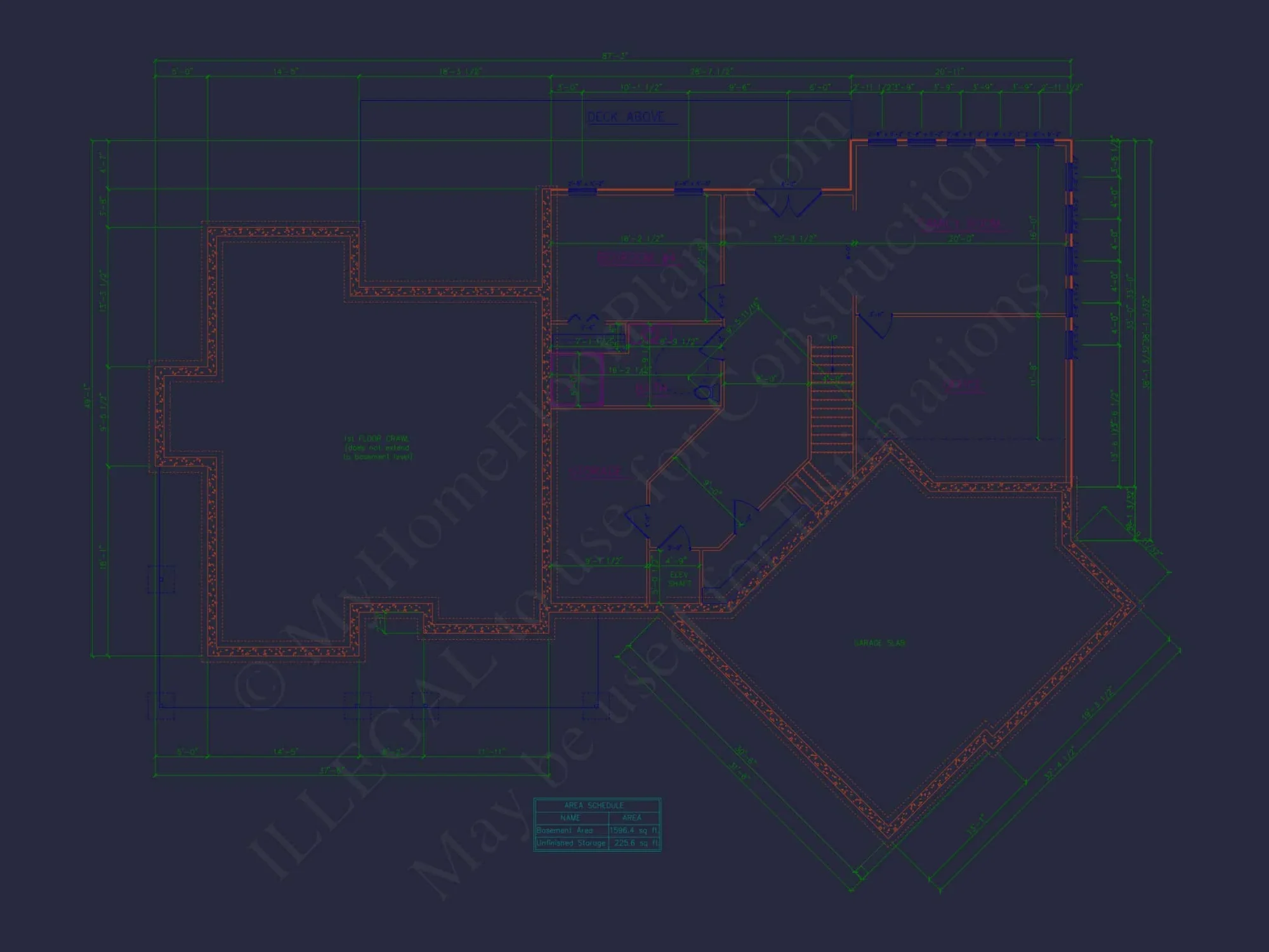 Spacious house Plan with Angled Garage and Modern Blueprint