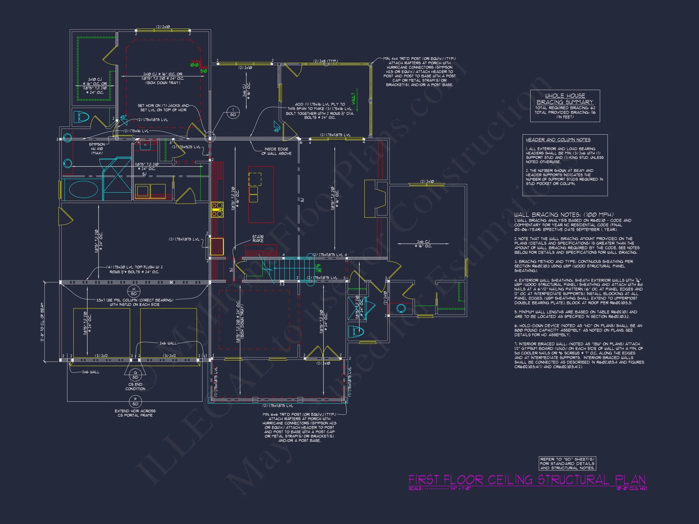 Traditional Craftsman house Plan with Spacious Floor Designs