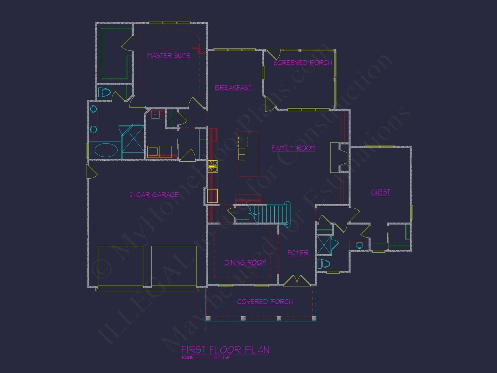 Traditional Craftsman house Plan with Spacious Floor Designs