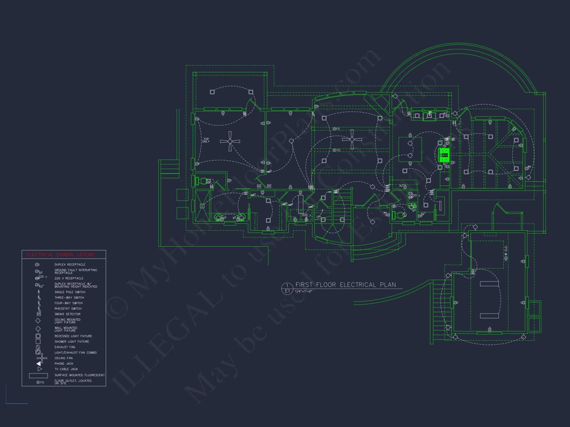 Beach house Plan With 4 Bedrooms, Open Floor Plan & Cart Garage