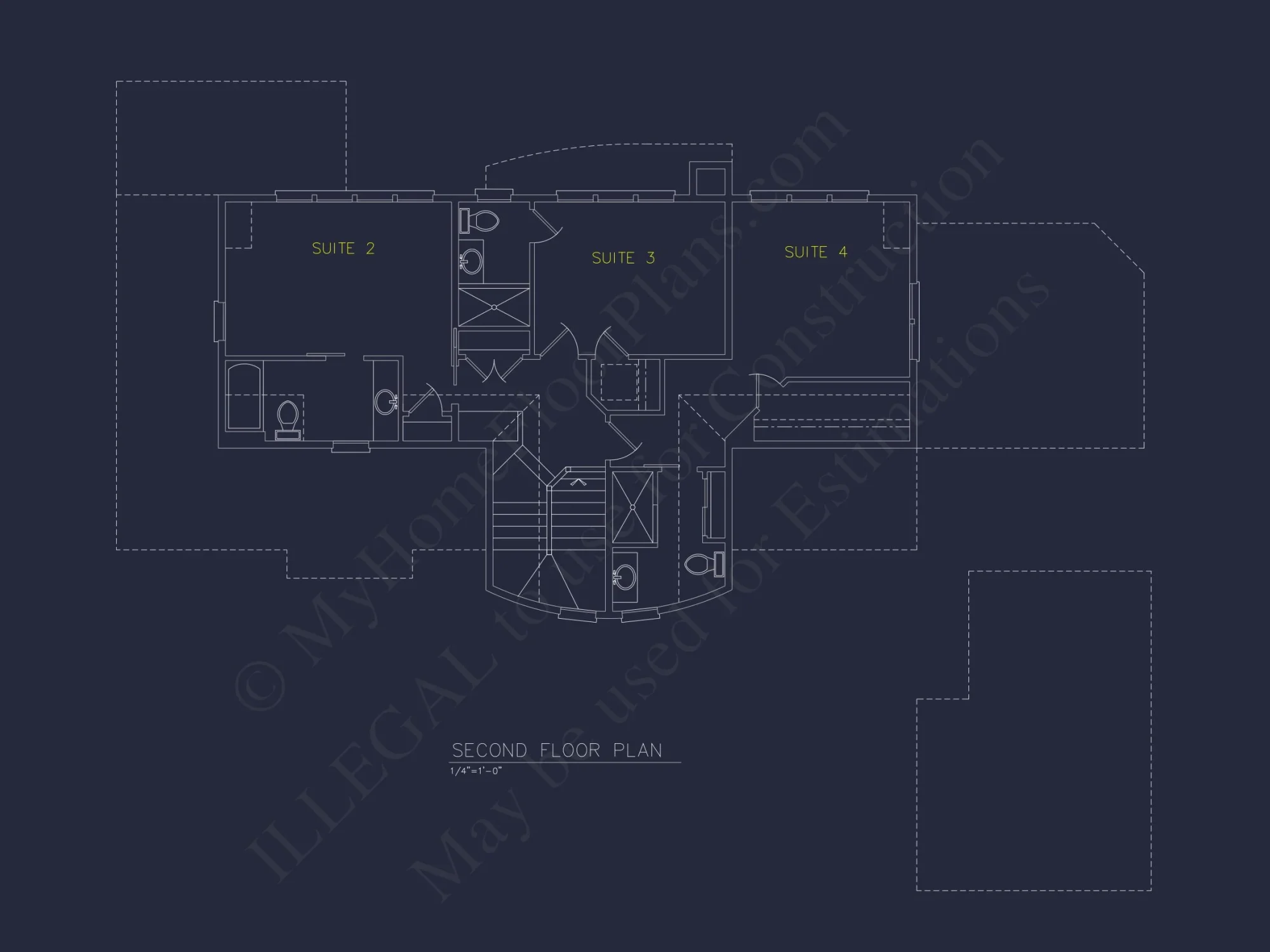 Beach house Plan With 4 Bedrooms, Open Floor Plan & Cart Garage