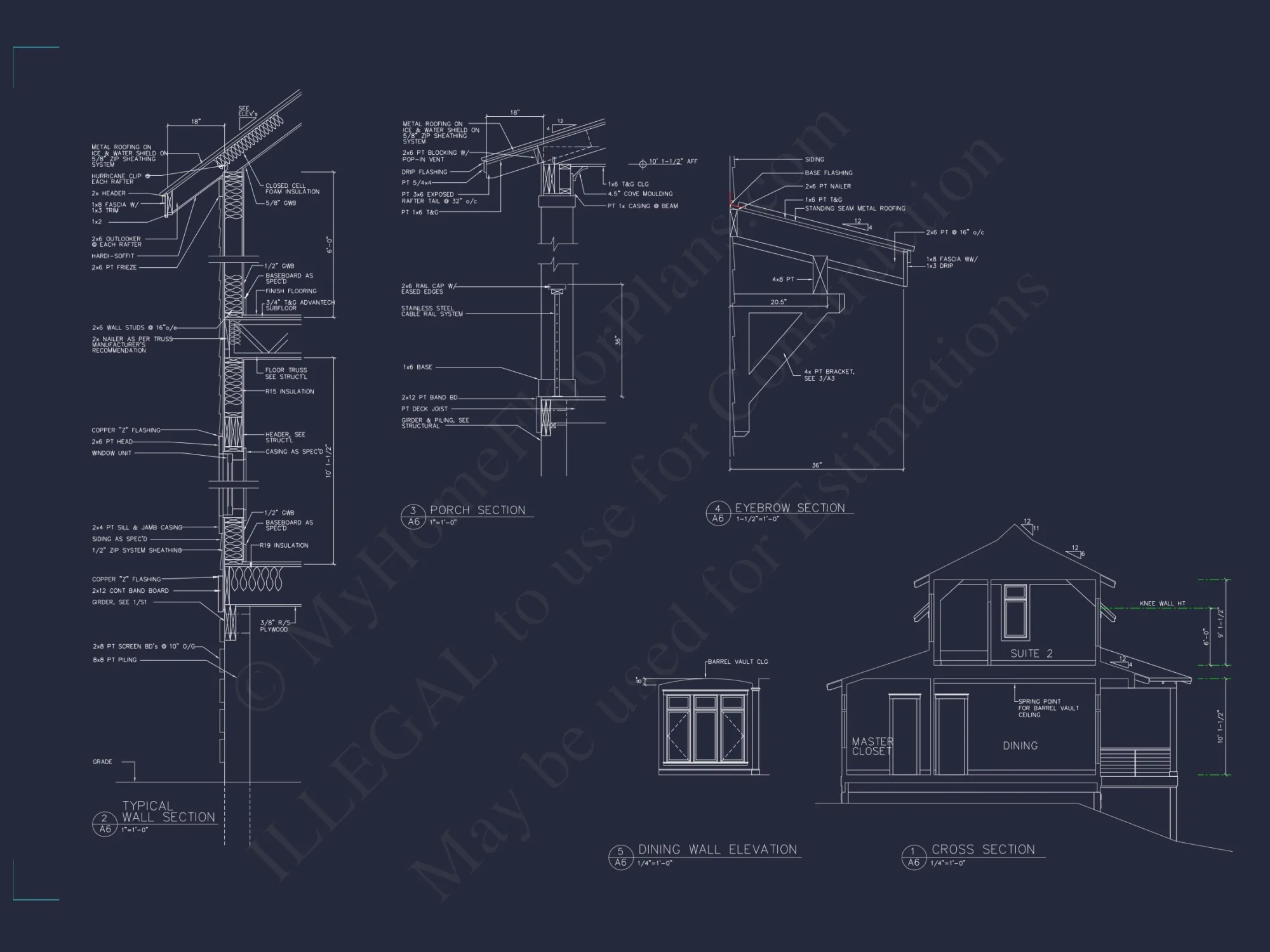 Beach house Plan With 4 Bedrooms, Open Floor Plan & Cart Garage