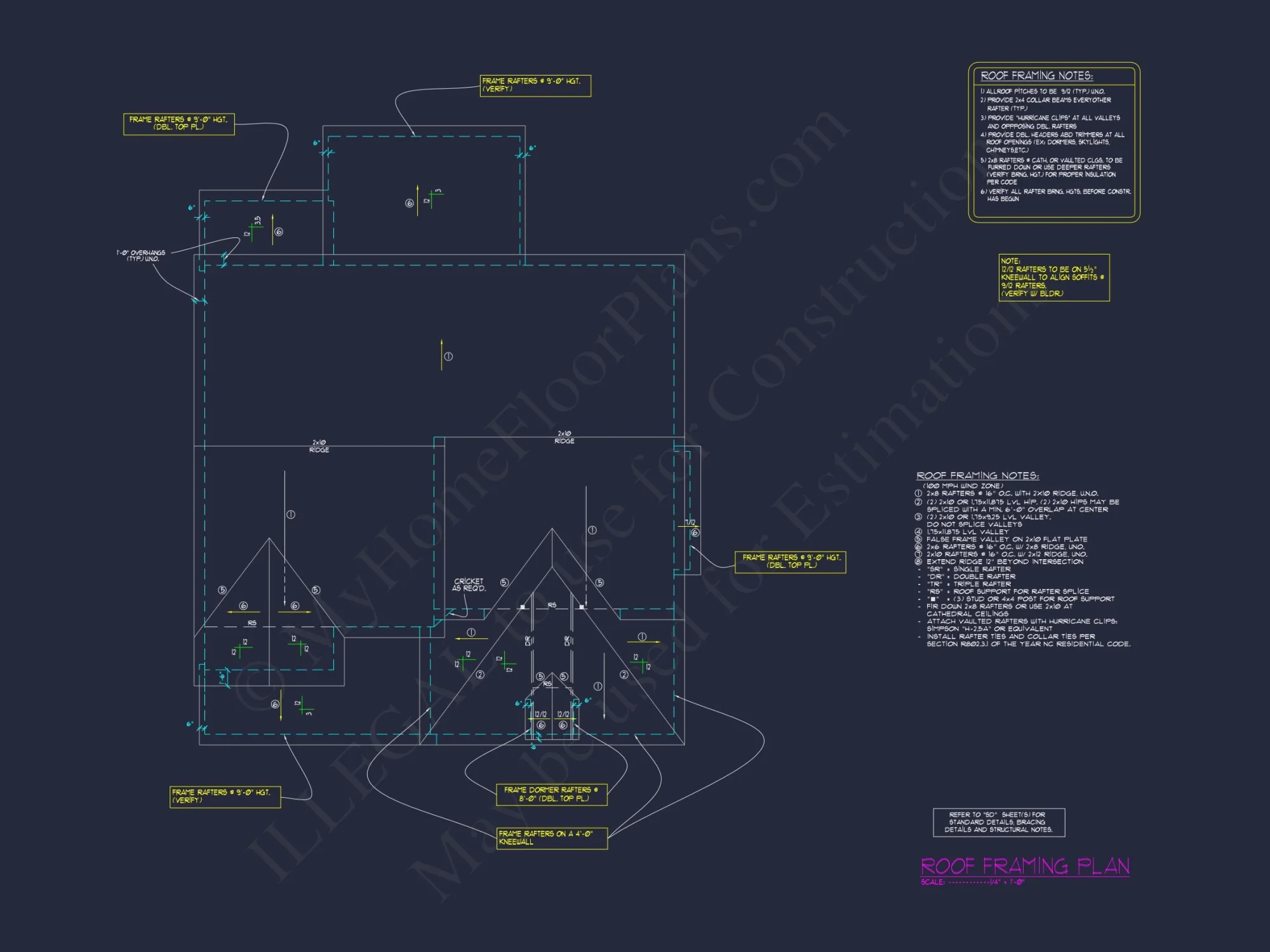 Traditional house Plan with 2 Stories, CAD Designs & Open Floor