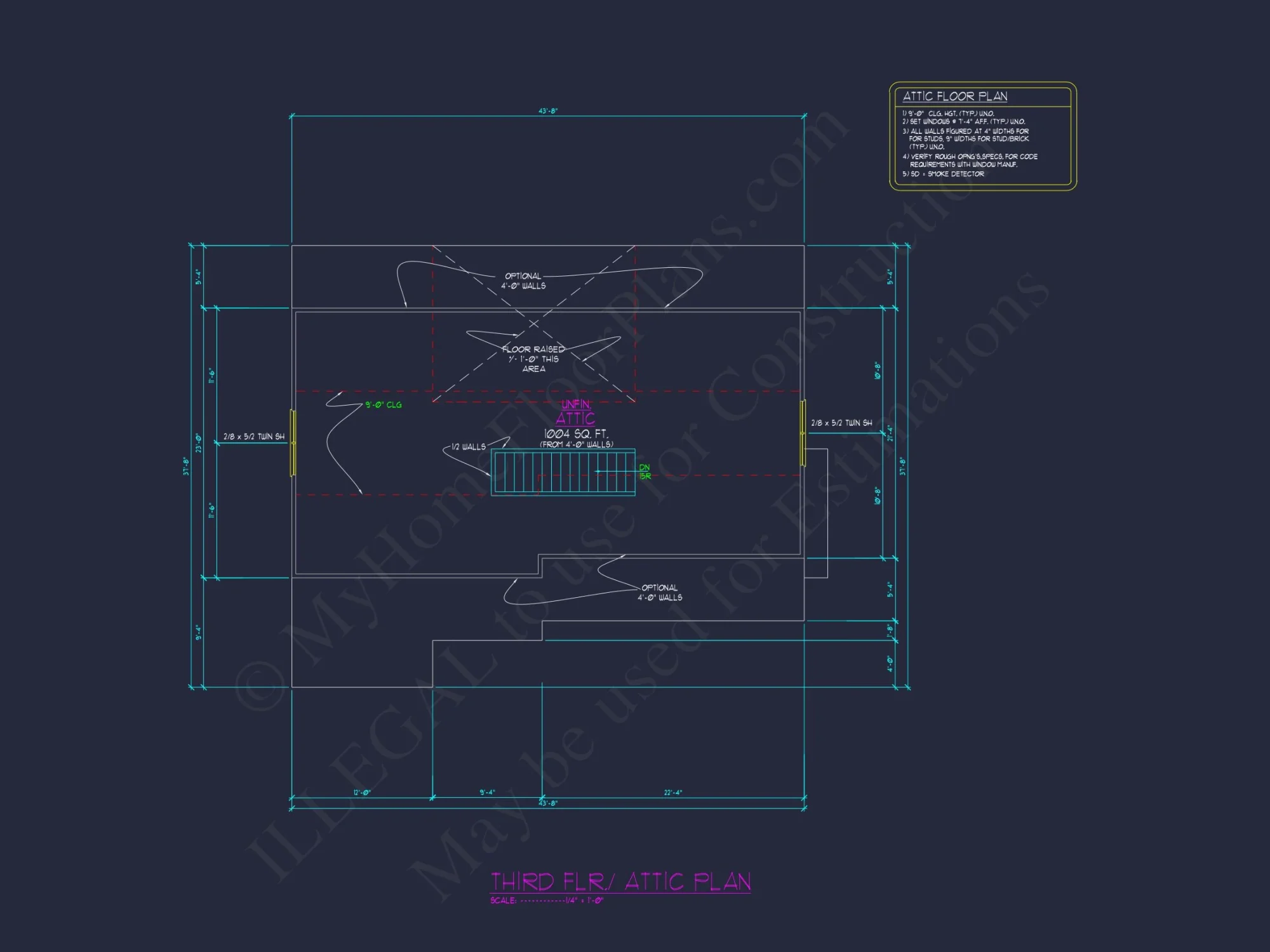 Traditional house Plan with 2 Stories, CAD Designs & Open Floor