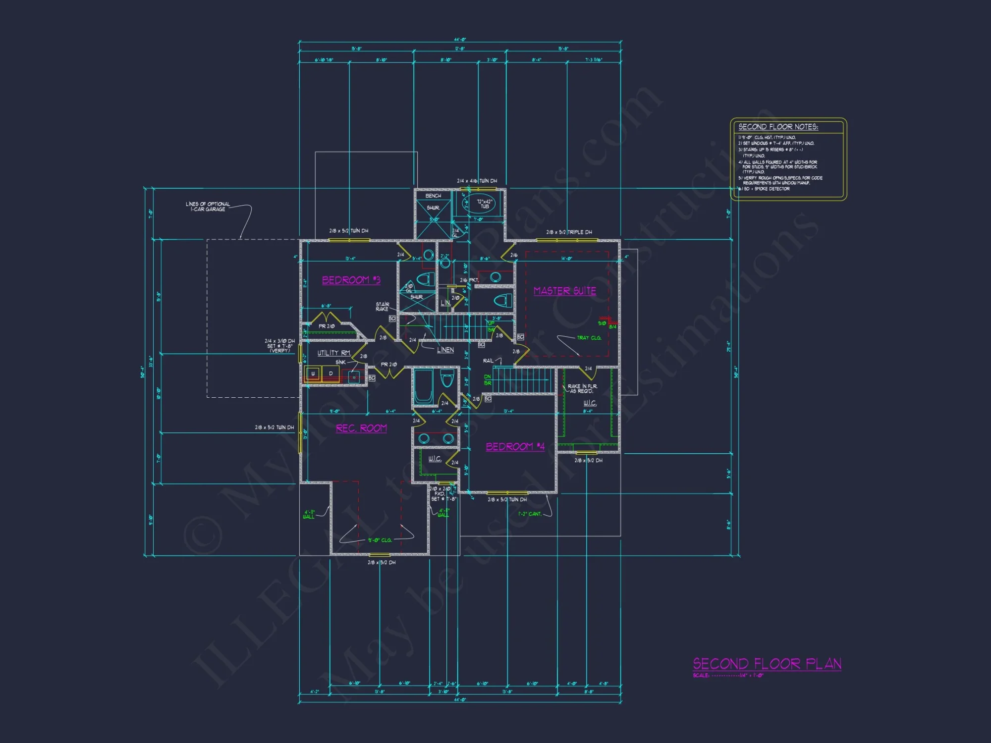 Custom house Plan with 2 Floors, 3 Bedrooms, CAD Designs