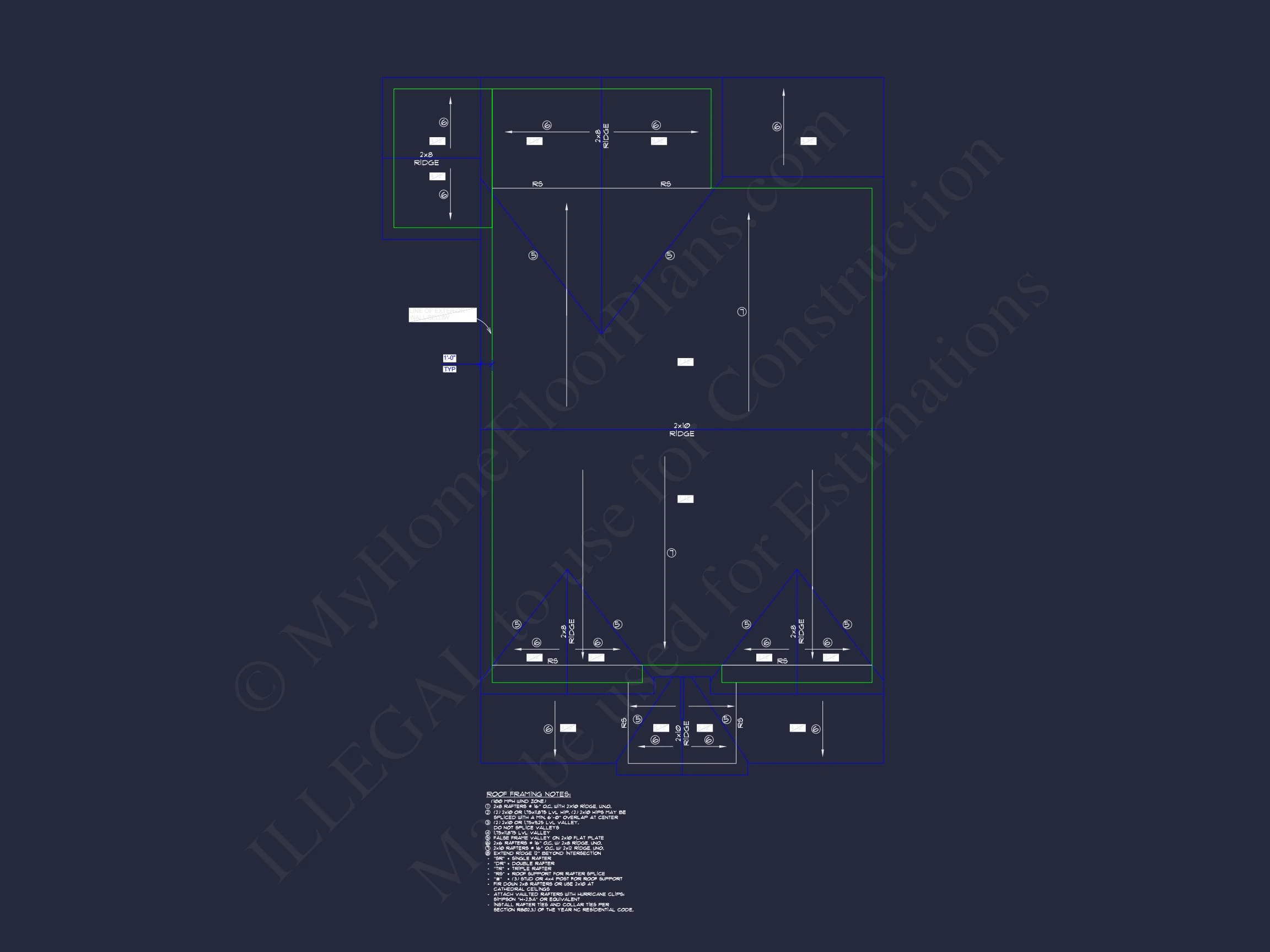 Modern Craftsman house Plan with Spacious Floor Layout