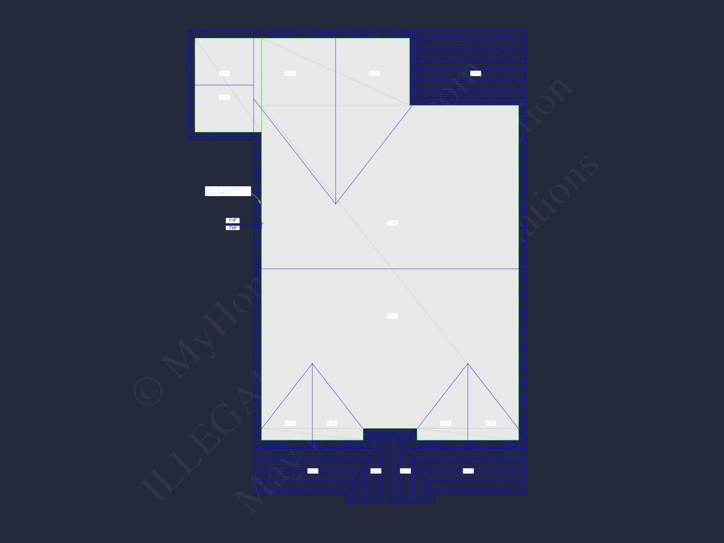Modern Craftsman house Plan with Spacious Floor Layout