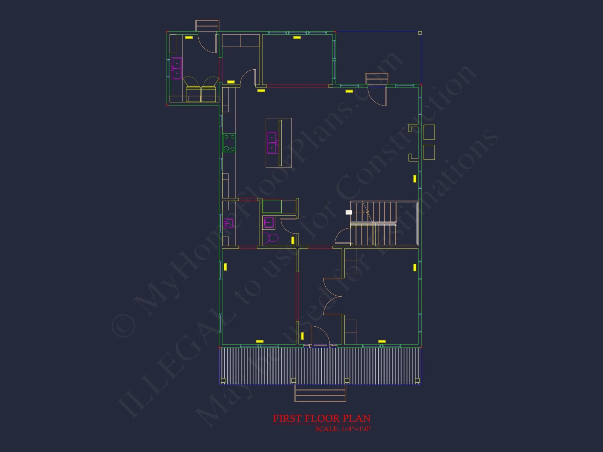 Modern Craftsman house Plan with Spacious Floor Layout