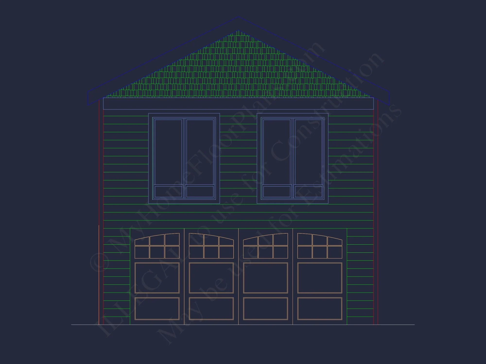 Modern Craftsman house Plan with Spacious Floor Layout