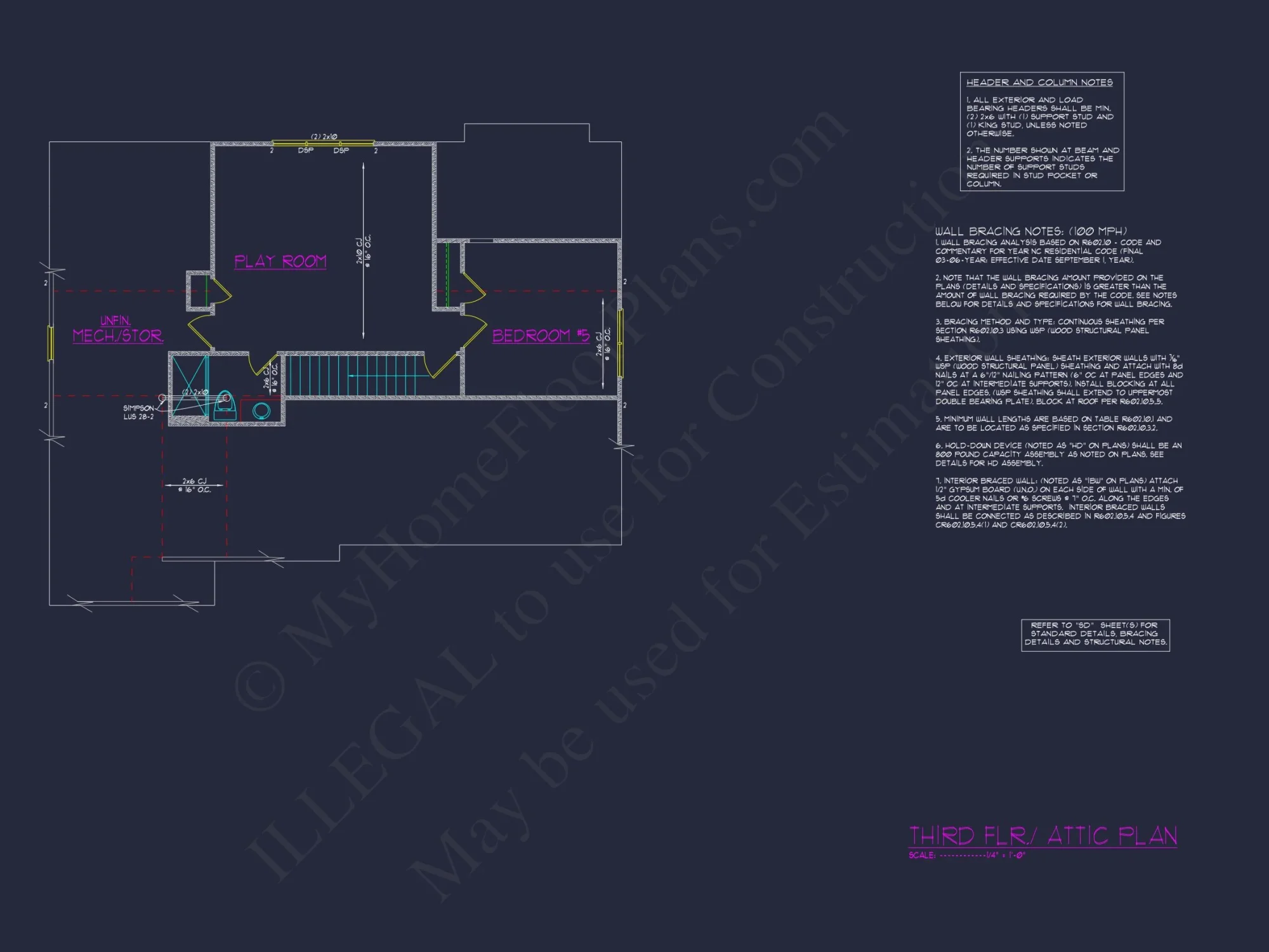 Modern Craftsman house Floor Plan with Spacious Design