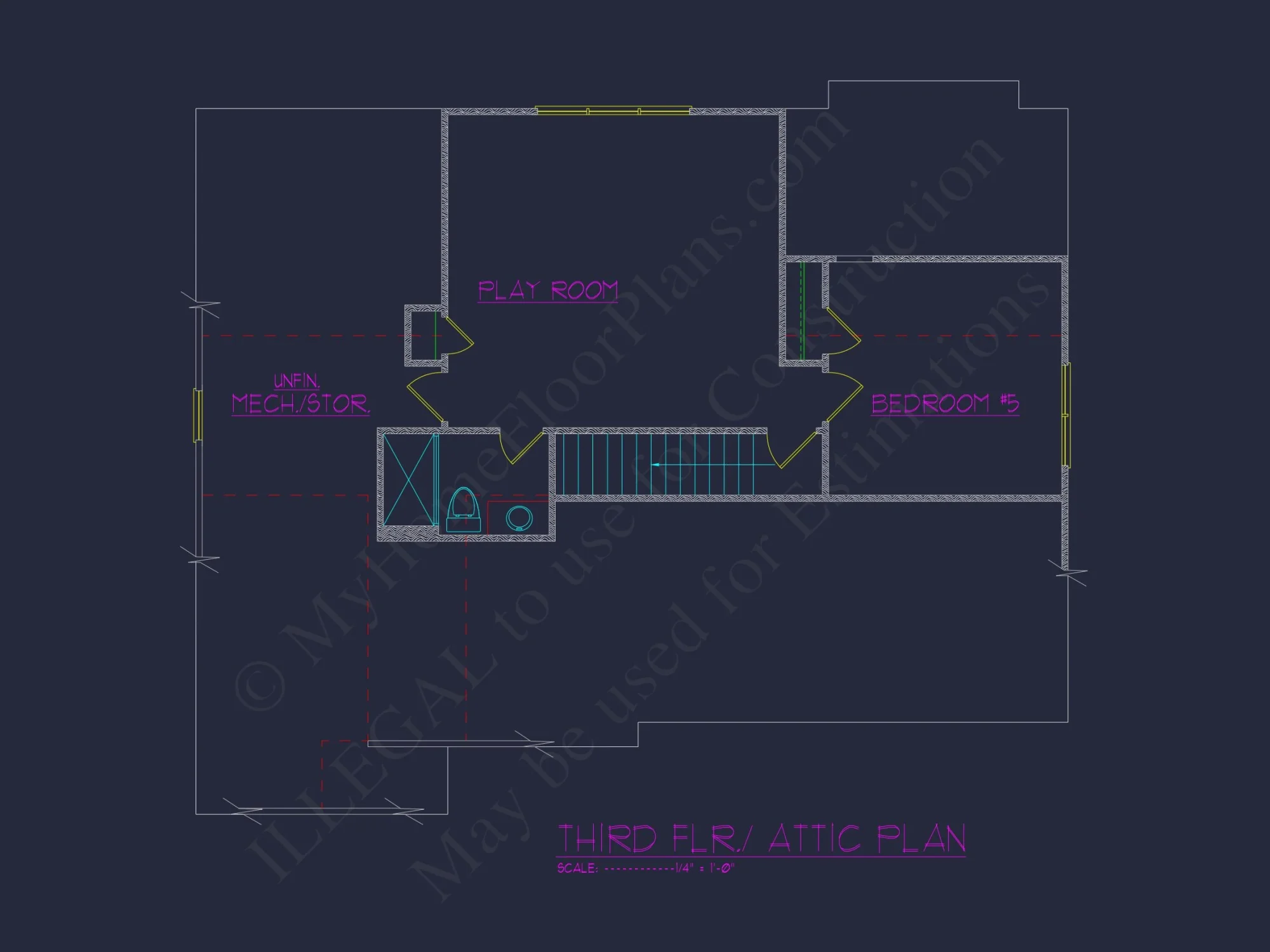 Modern Craftsman house Floor Plan with Spacious Design