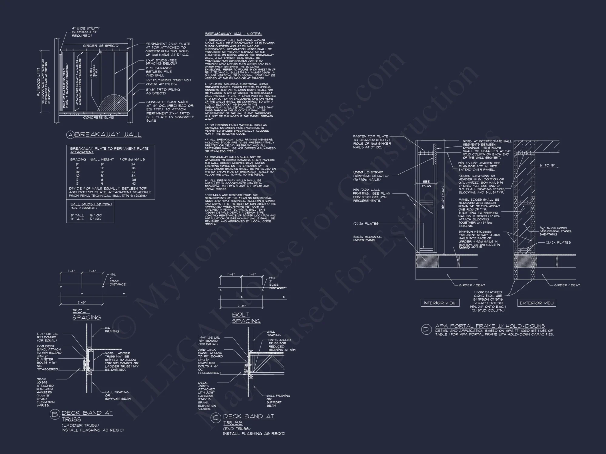 Elevated Beach house Plan with Spacious Floor Design & CAD