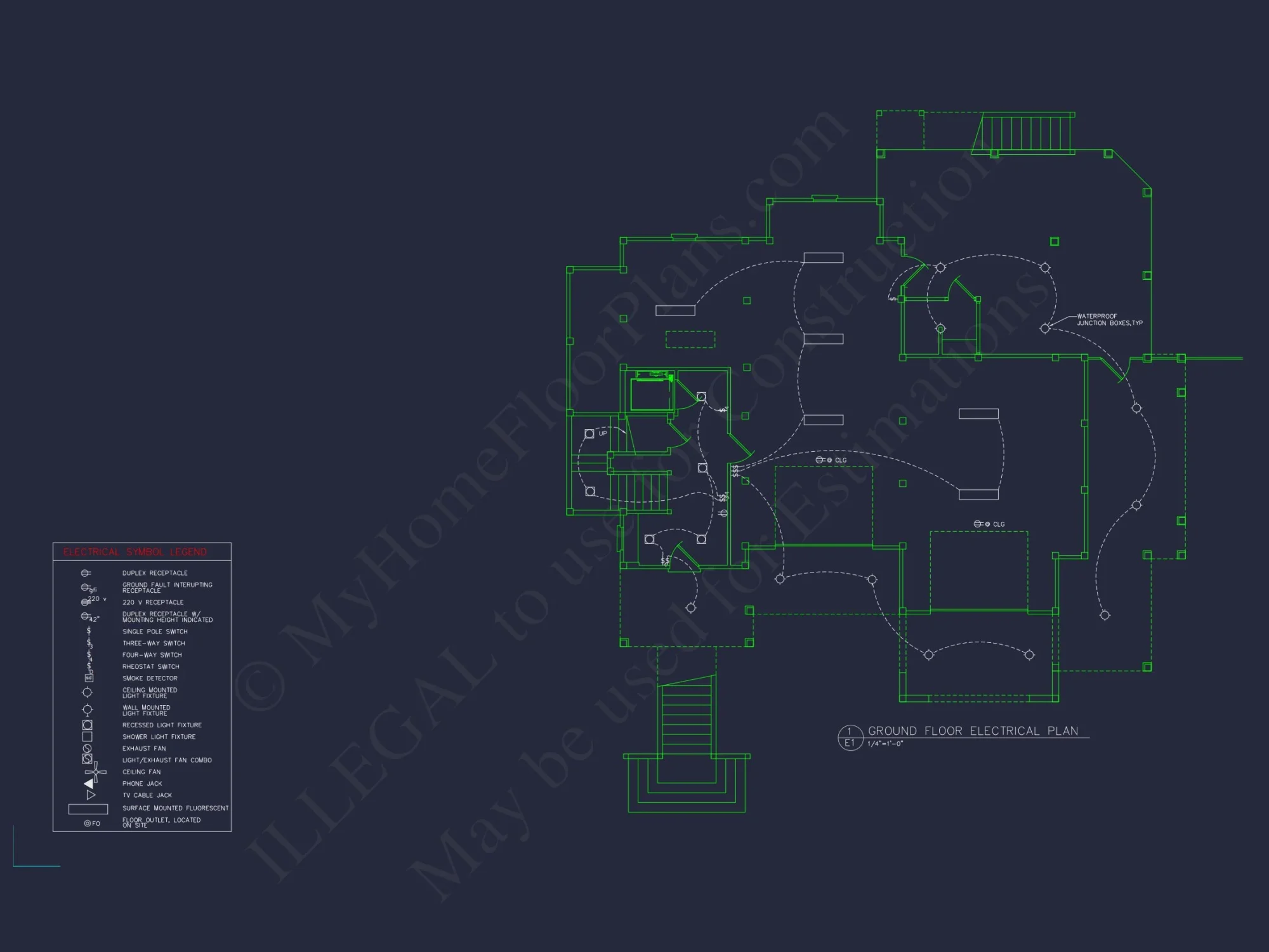 Elevated Beach house Plan with Spacious Floor Design & CAD