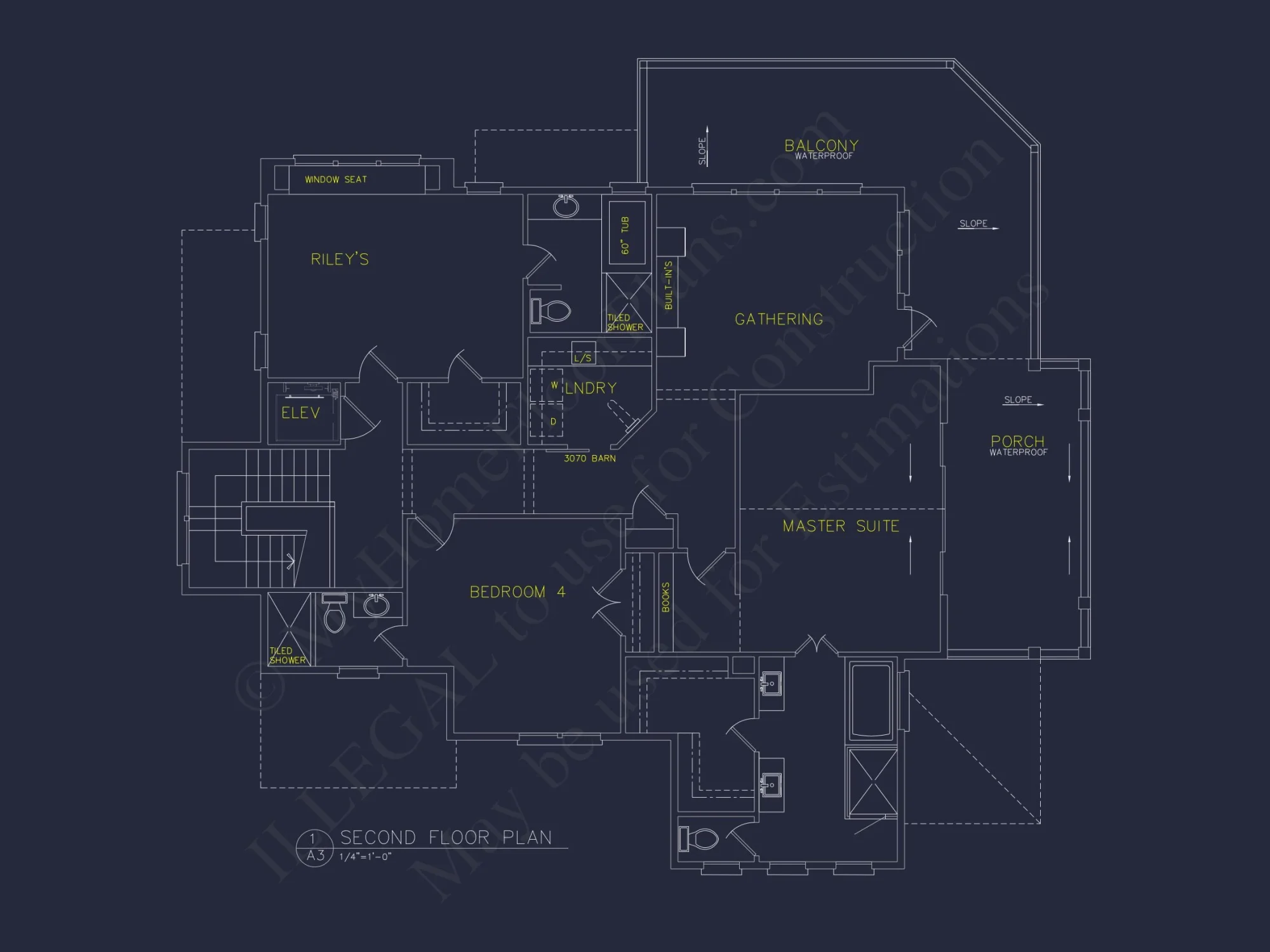 Elevated Beach house Plan with Spacious Floor Design & CAD