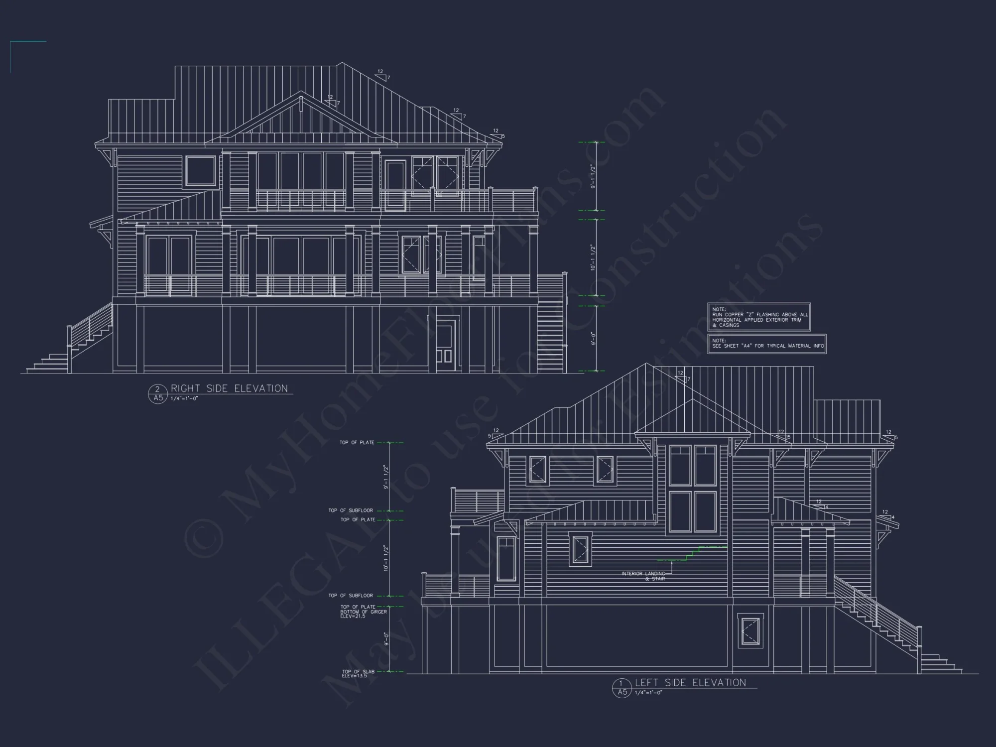 Elevated Beach house Plan with Spacious Floor Design & CAD