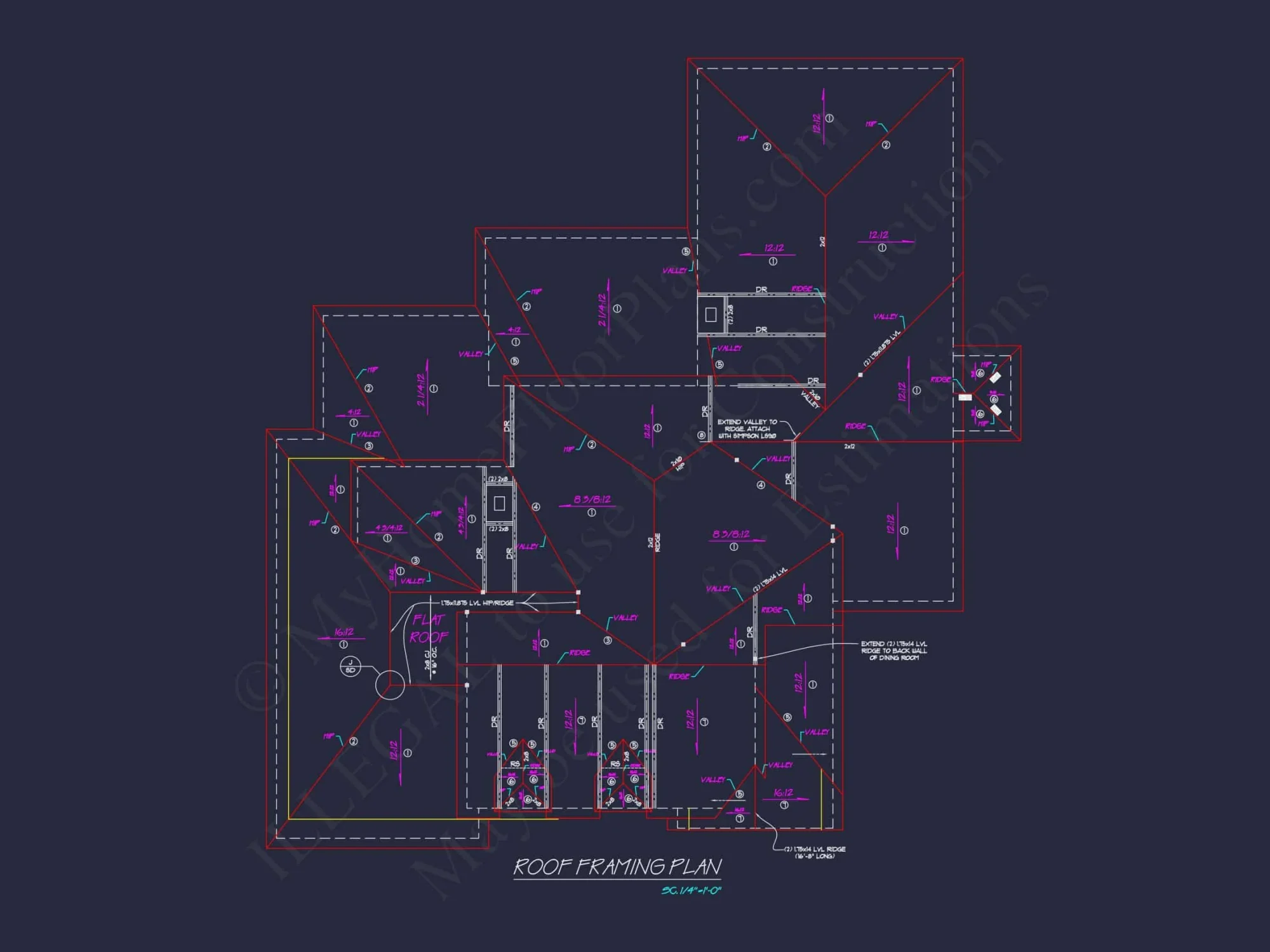 French Country house Plan with 2 Floors, 4 Beds, & CAD Blueprint
